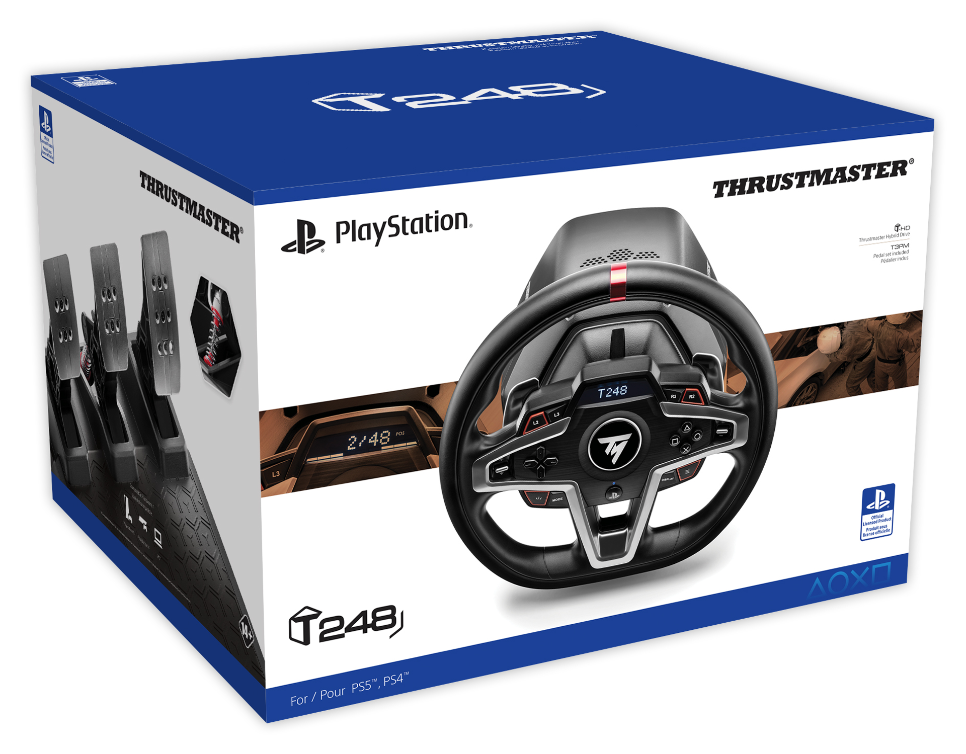 Thrustmaster T248 Racing Wheel pour PS5, PS4 et PC
