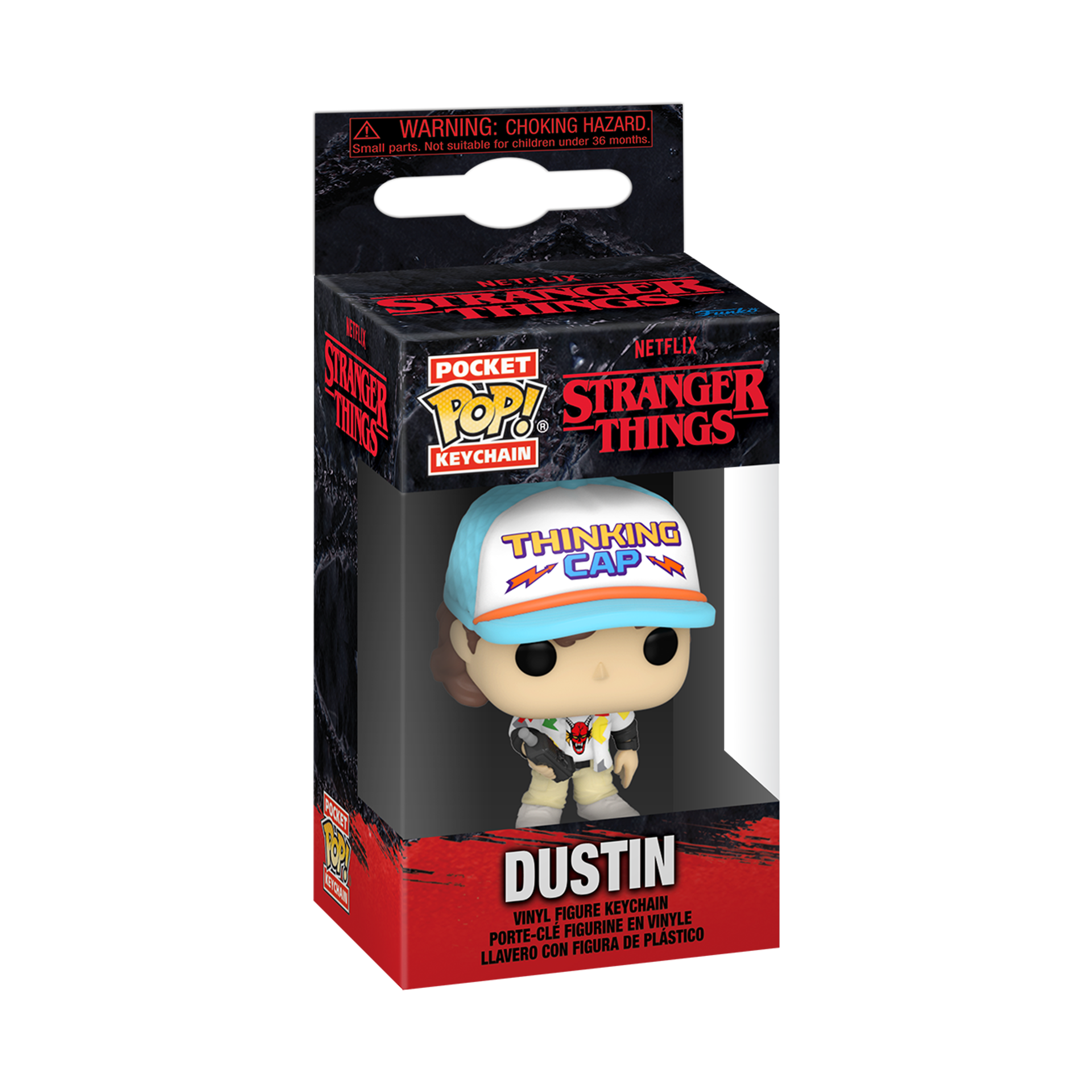 Funko Pocket Pop! Keychain: Stranger Things - Dustin - flash vidéo
