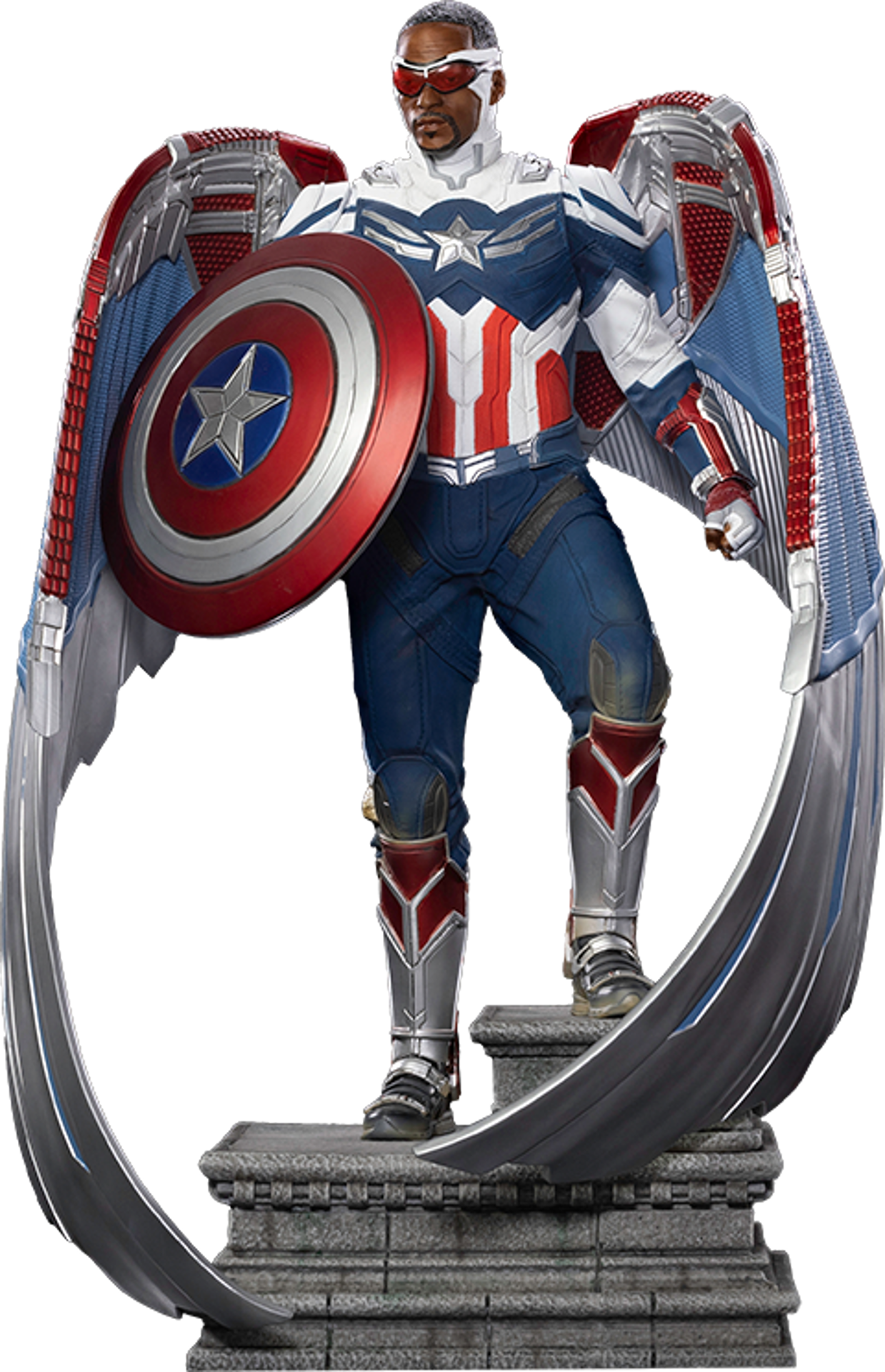 Captain America Sam Wilson - Legacy Replica 1/4 - Closed Wings - flash vidéo