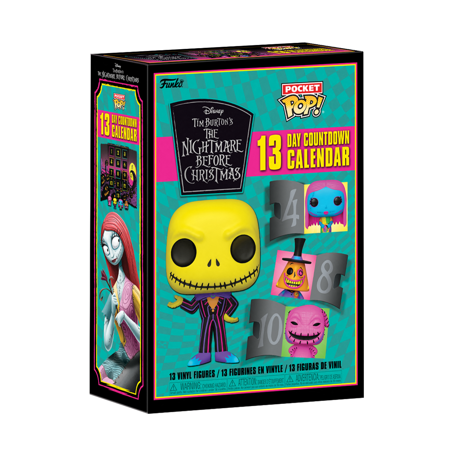 Funko Pocket Pop! Disney: The Nightmare Before Christmas - 13 Day Countdown Calendar (Blacklight) ENG Merchandising