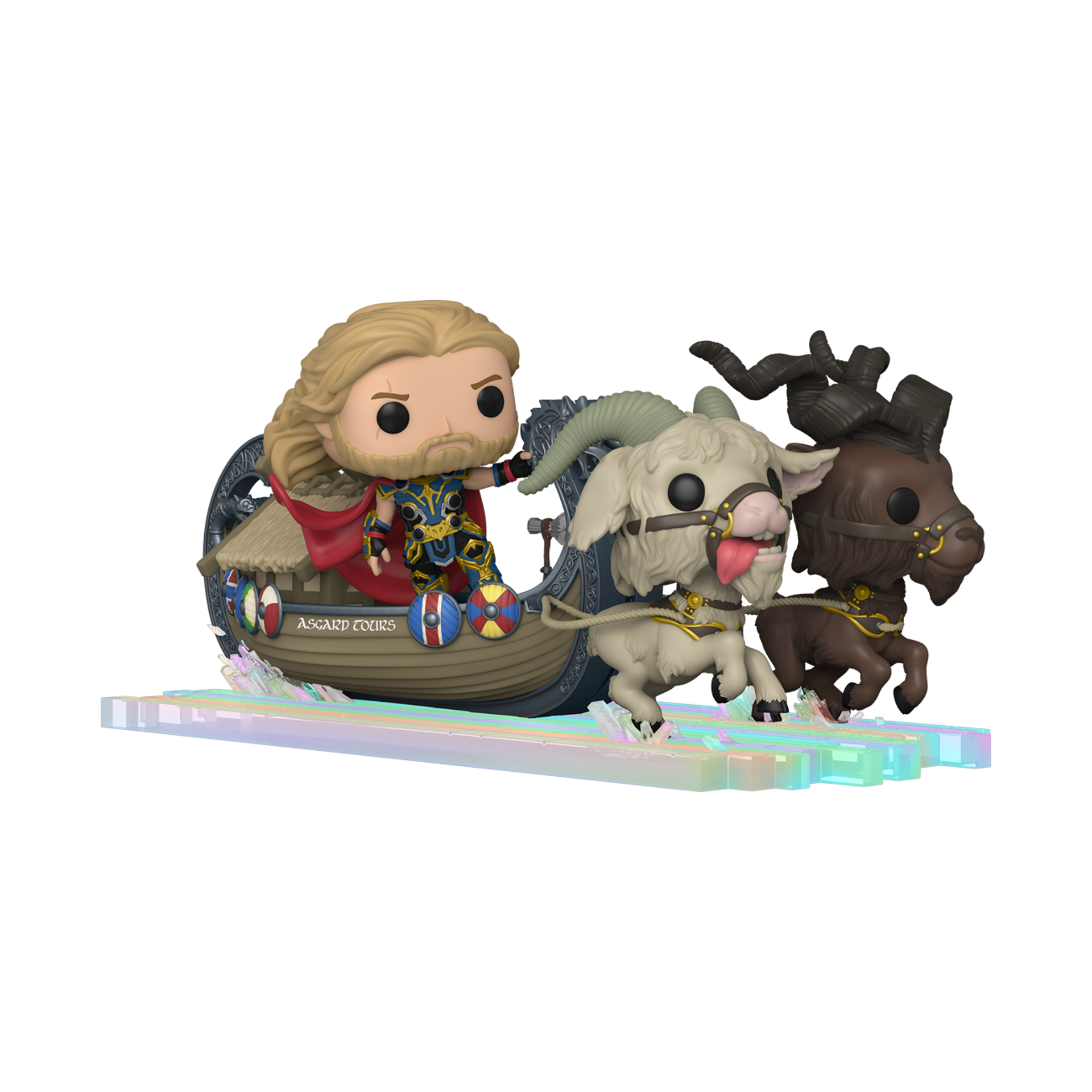Funko Pop! Ride Super Deluxe: Thor: Love and Thunder - Thor with Goat Boat