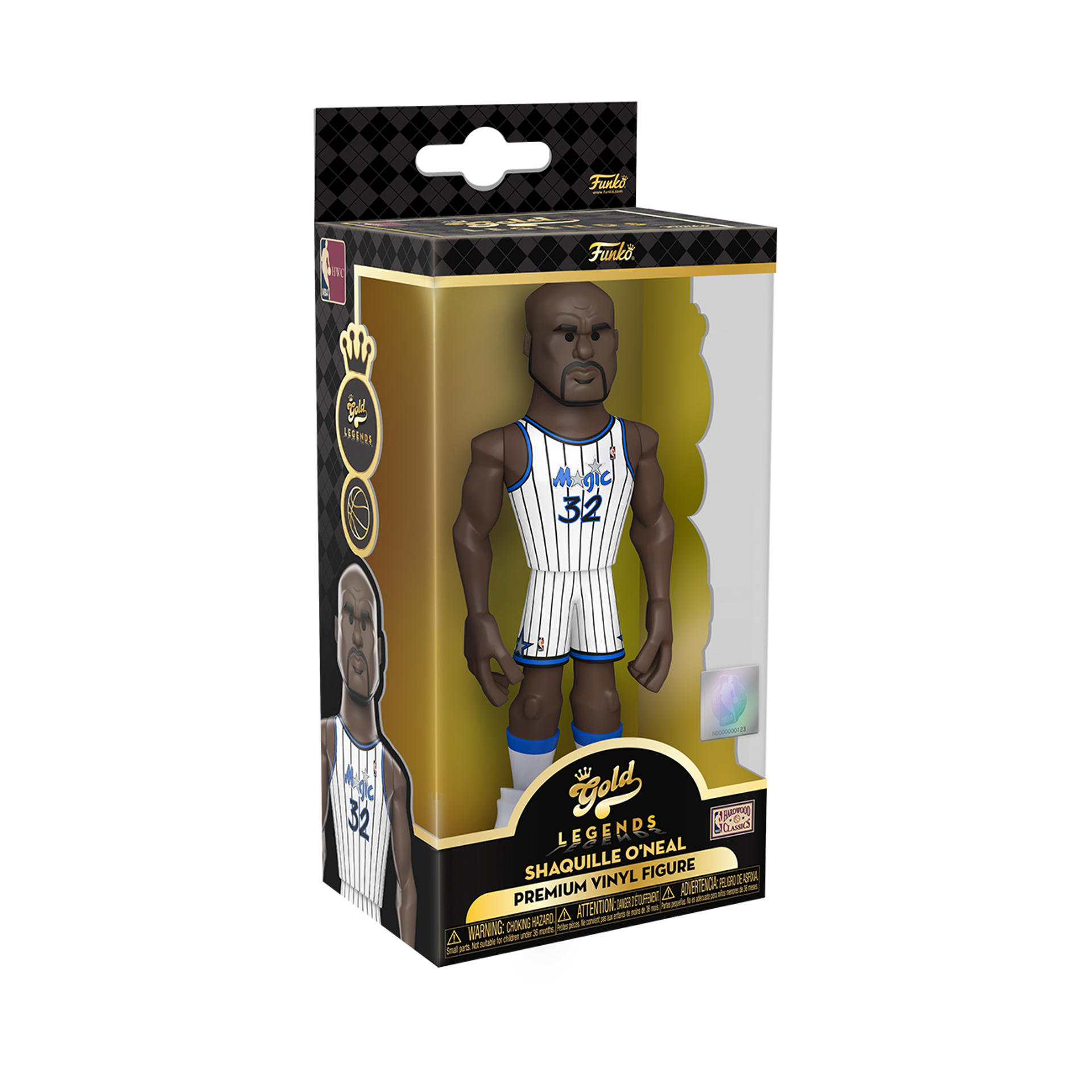 Funko Gold Legends: NBA Magic - Shaquille O'Neal 5" Premium Vinyl Figure (with Chase)