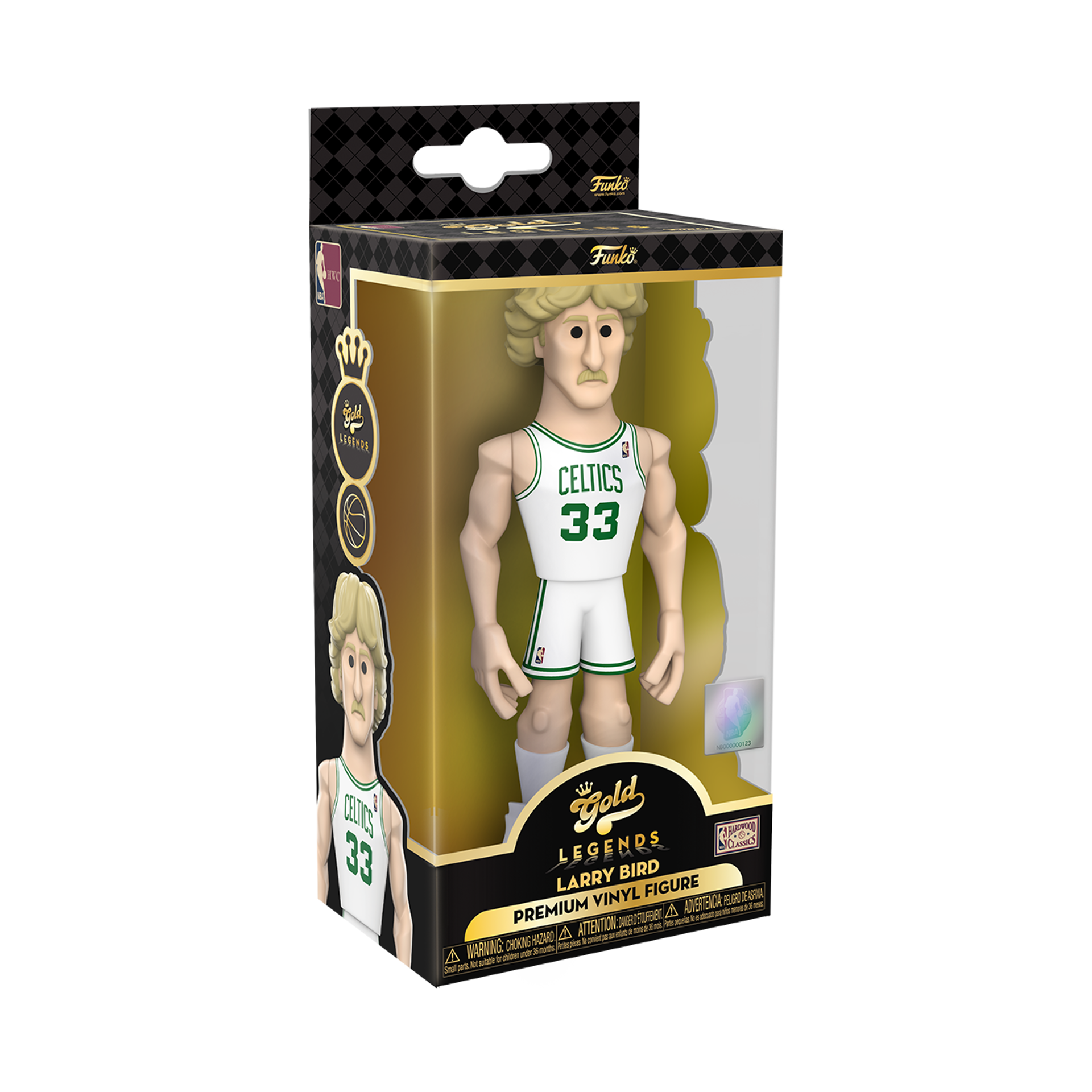 Funko Gold Legends: NBA Celtics - Larry Bird 5" Premium Vinyl Figure (with Chase)