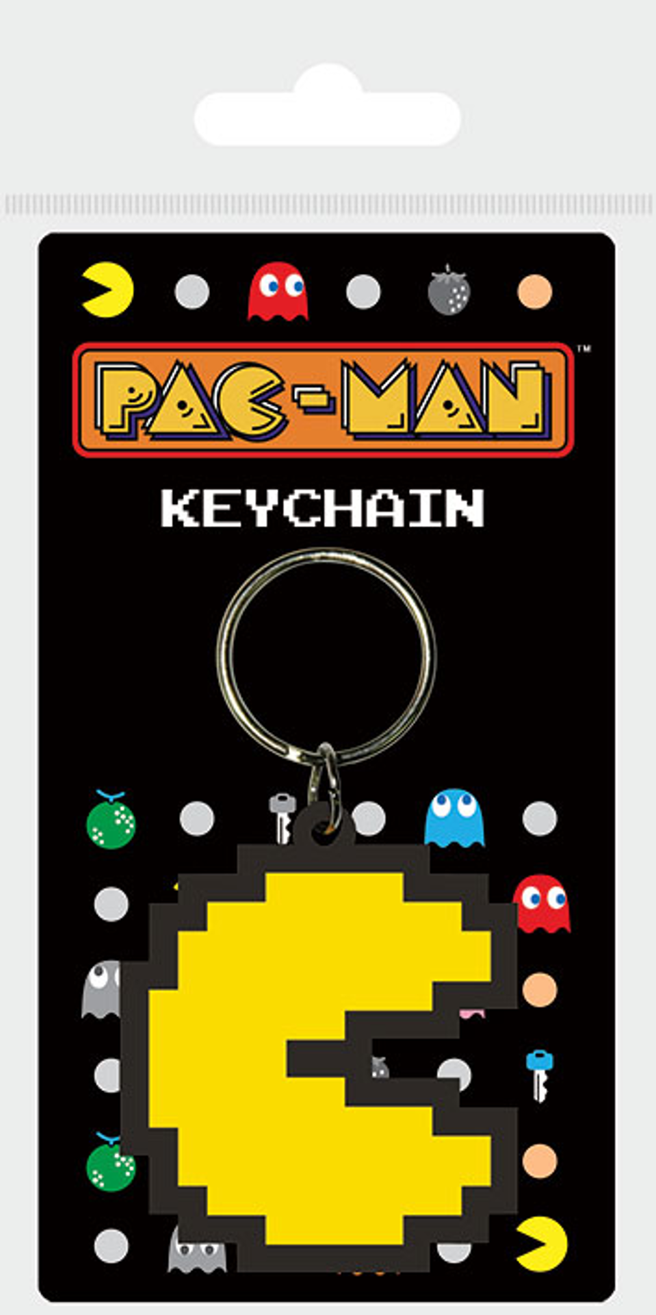 Pac-Man - Porte-clefs en caoutchouc Pixel - flash vidéo