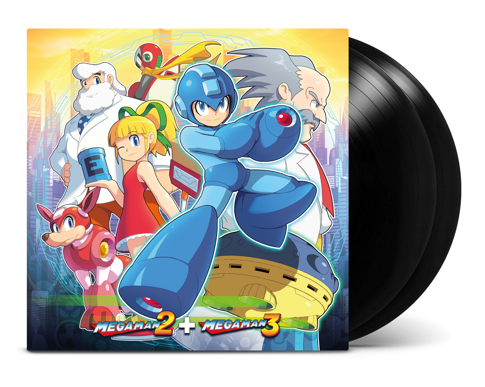 Mega Man 2 & 3 Original Soundtrack - 2-LP Black Vinyl