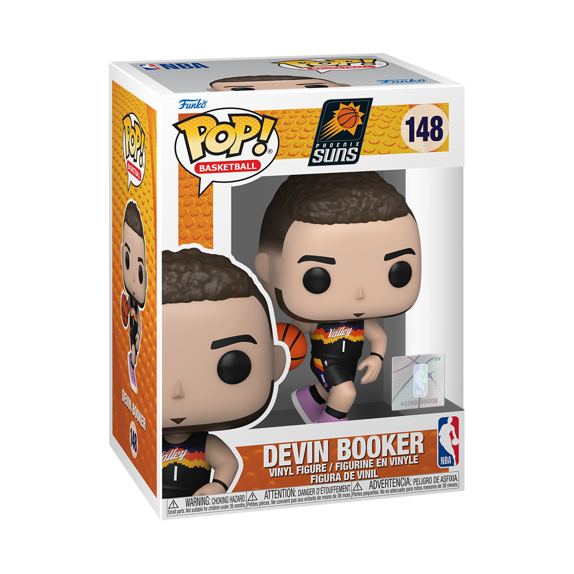 Funko Pop! Basketball: Phoenix Suns - Devin Booker (Conference East '21) - flash vidéo