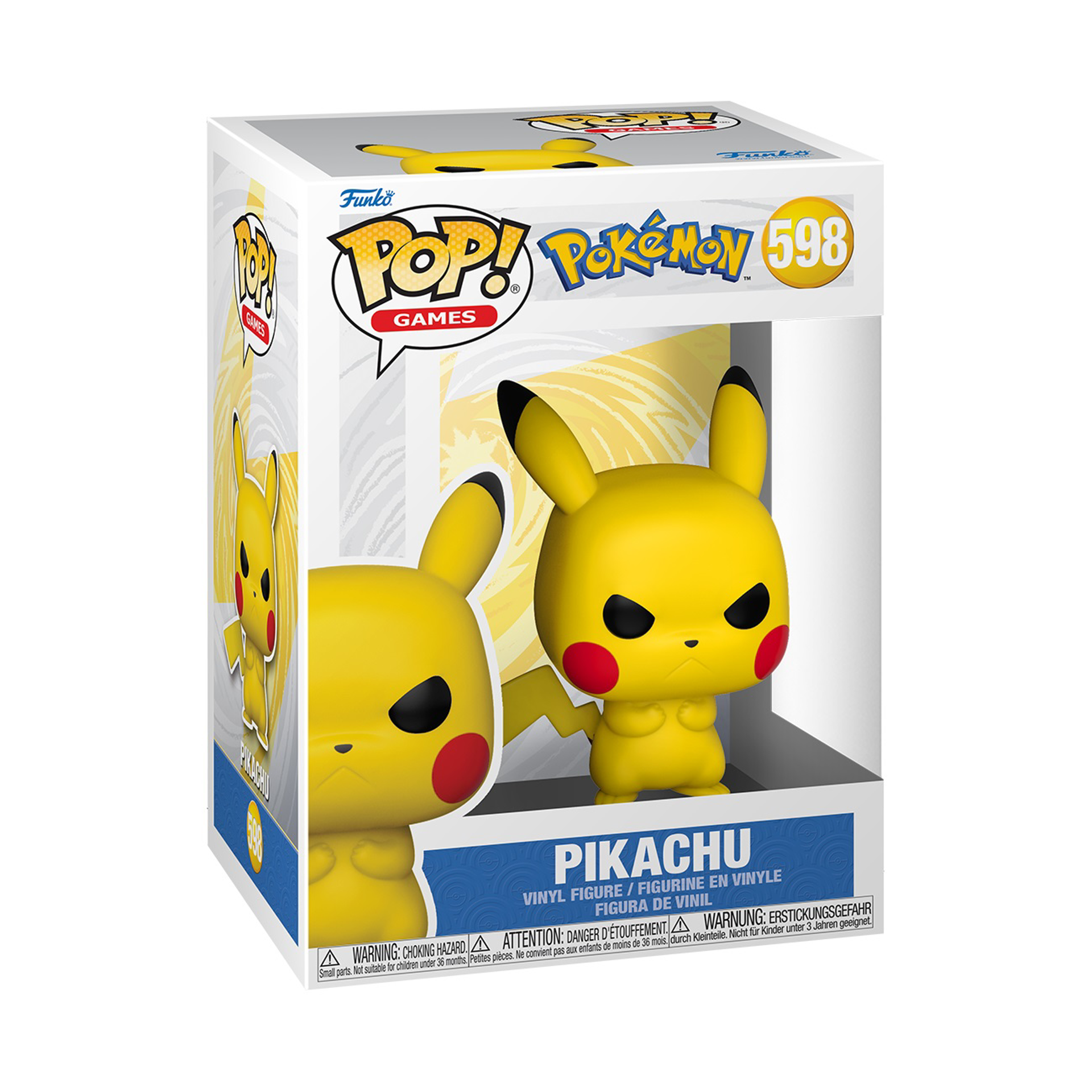 Funko Pop! Games: Pokémon - Pikachu grincheux MULT Merchandising