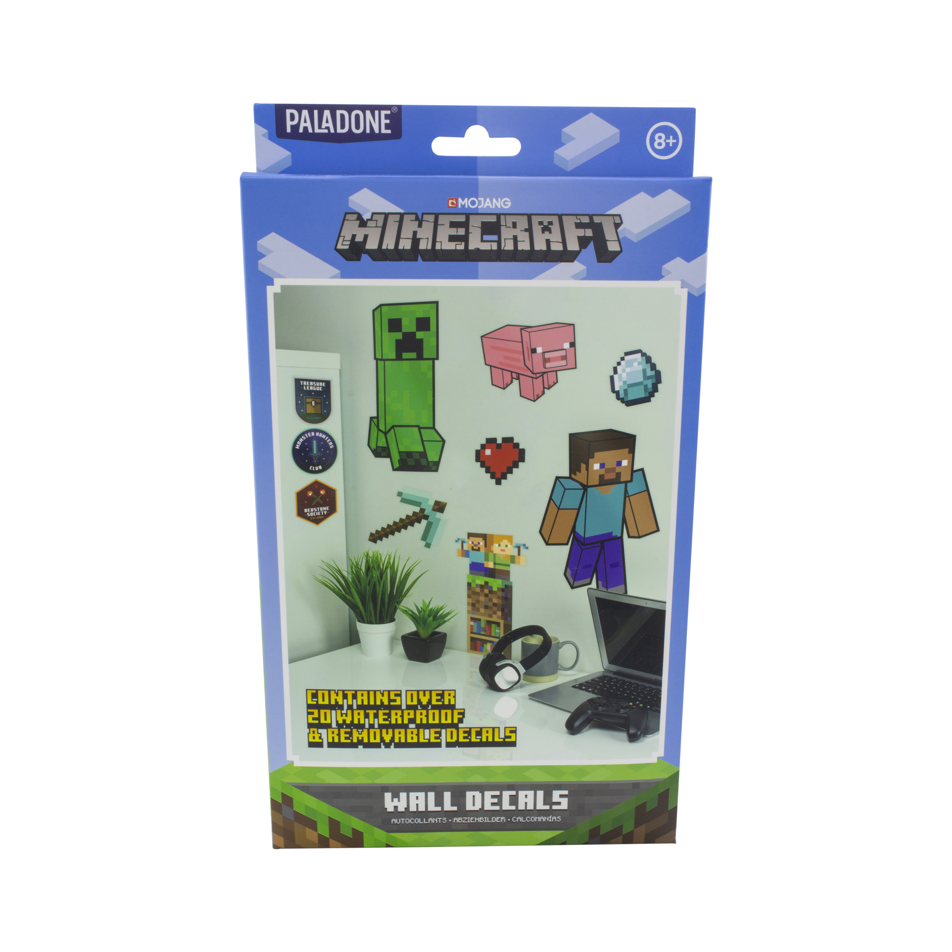 Minecraft Water Bottle and Stickers Gift Set - flash vidéo
