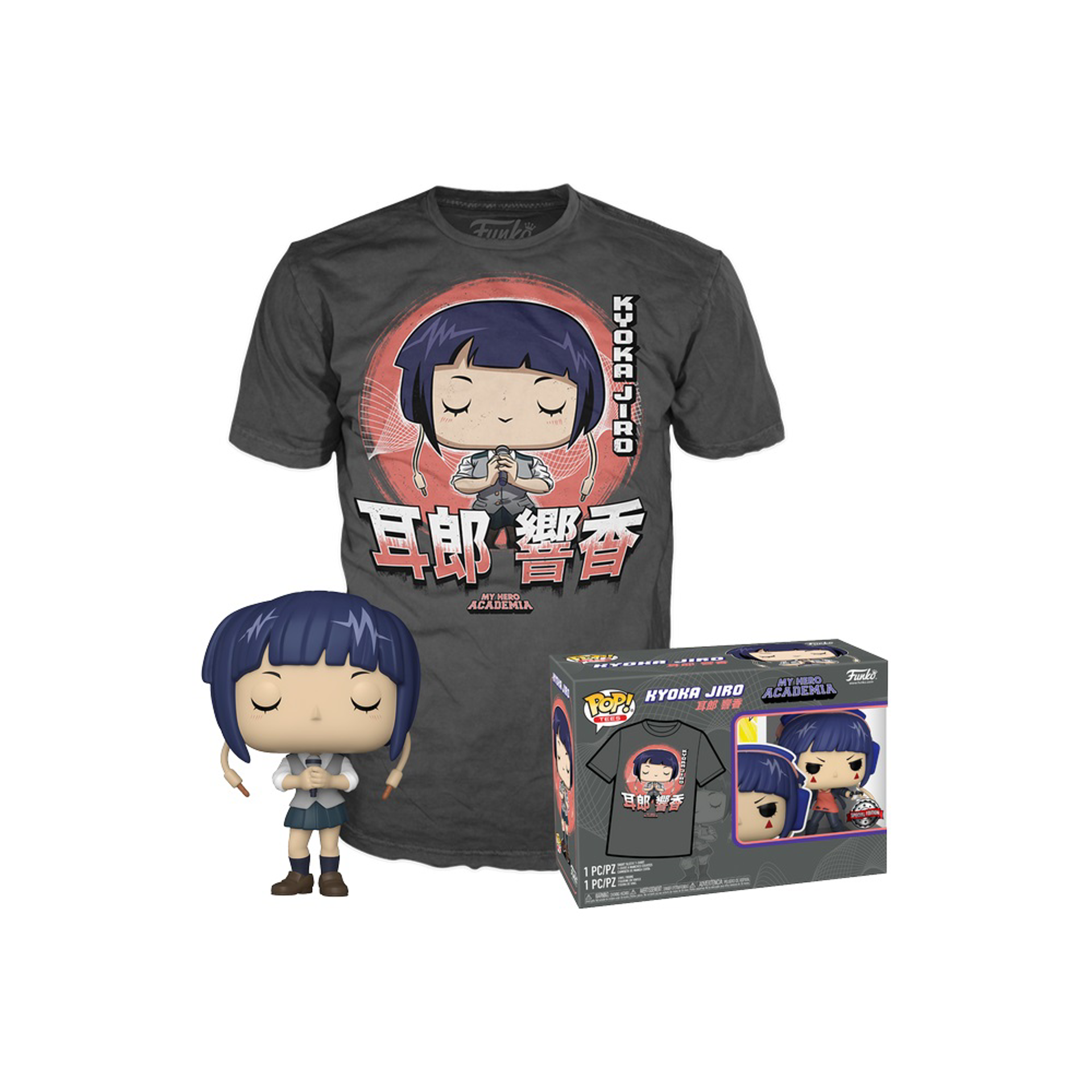 Funko Pop! & Tee: My Hero Academia - Jirou with Mic - S - flash vidéo