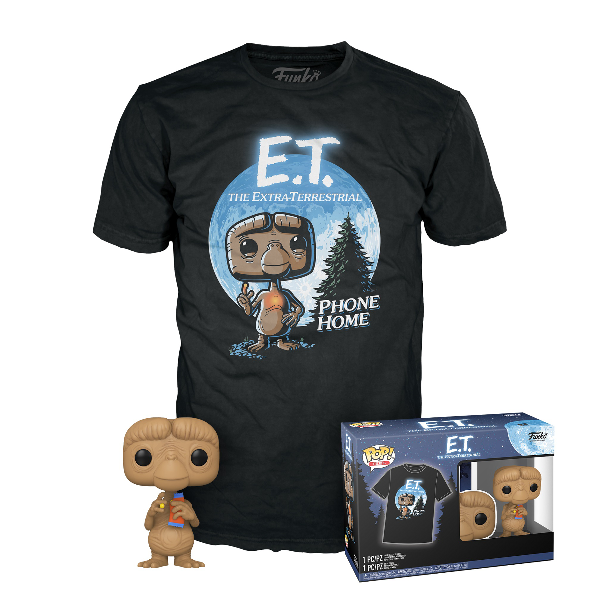 Funko Pop! & Tee: E.T. - E.T. with Candy - XL - flash vidéo