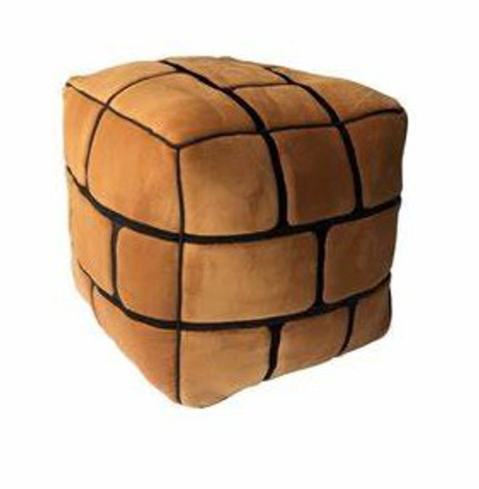 Nintendo - Coussin Cube Brique 3D - flash vidéo