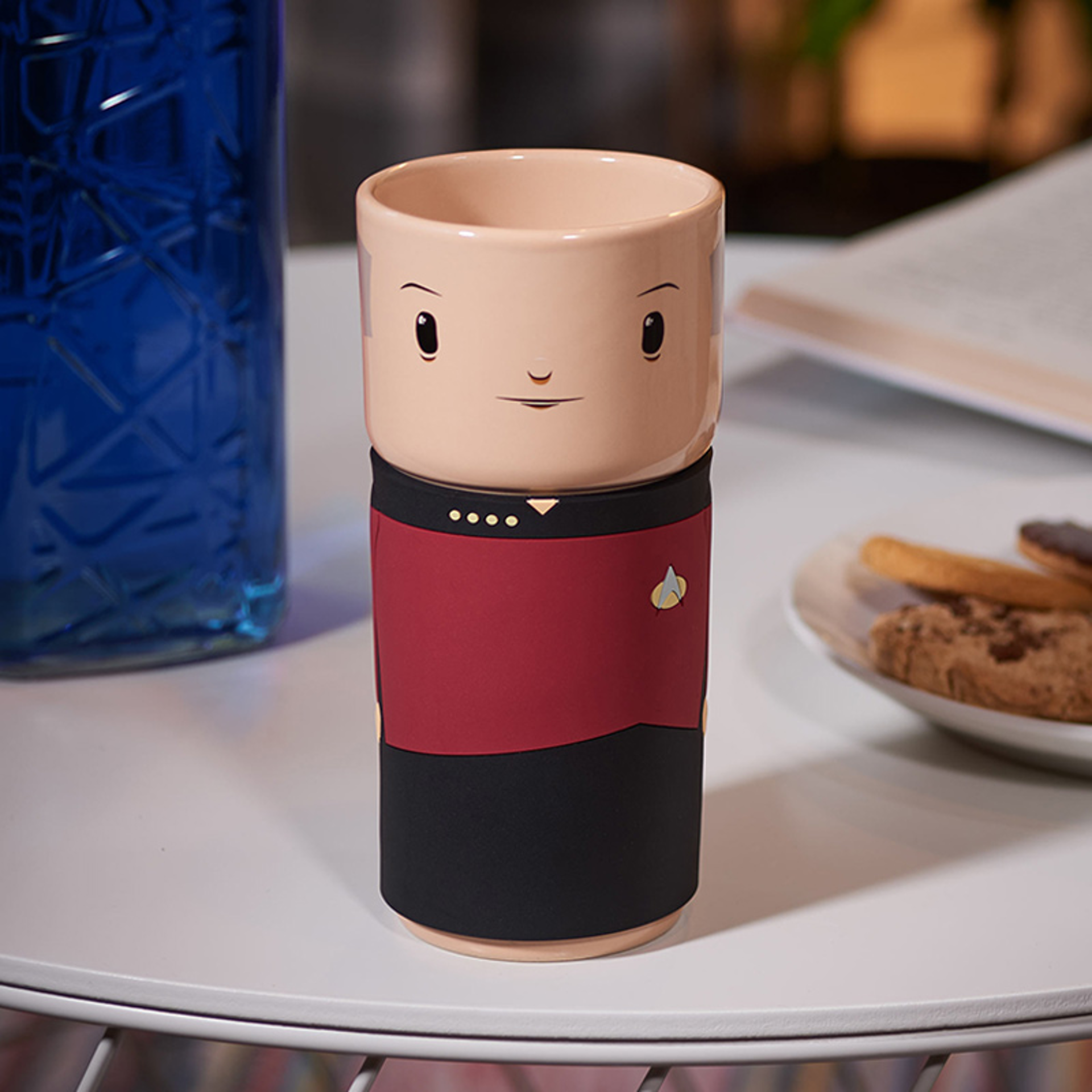 Star Trek - Mug isotherme réutilisable Coscup Jean-Luc Picard - flash vidéo