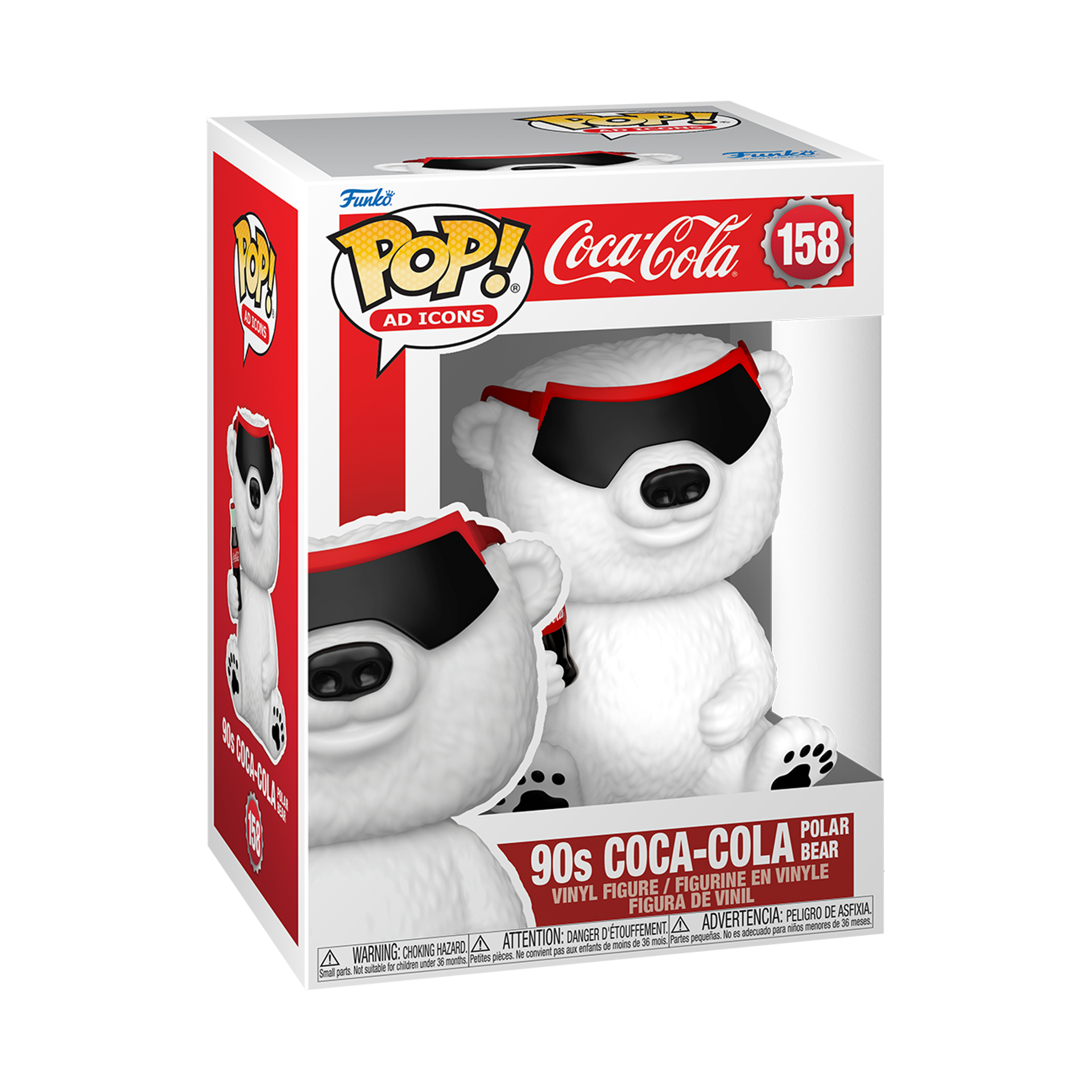 Funko Pop! Ad Icons: Coca-Cola Retro Holiday - Polar Bear (90's)