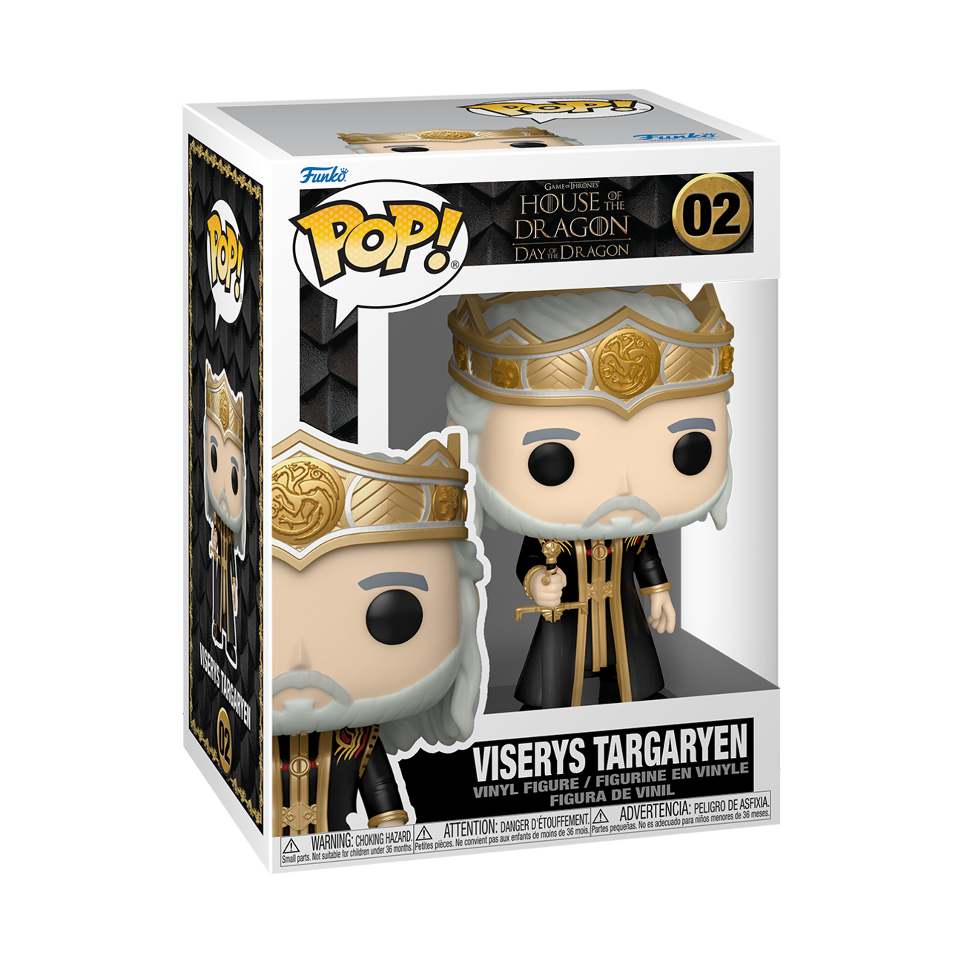 Funko Pop! Game of Thrones: House of the Dragon - Viserys Targaryen - flash vidéo