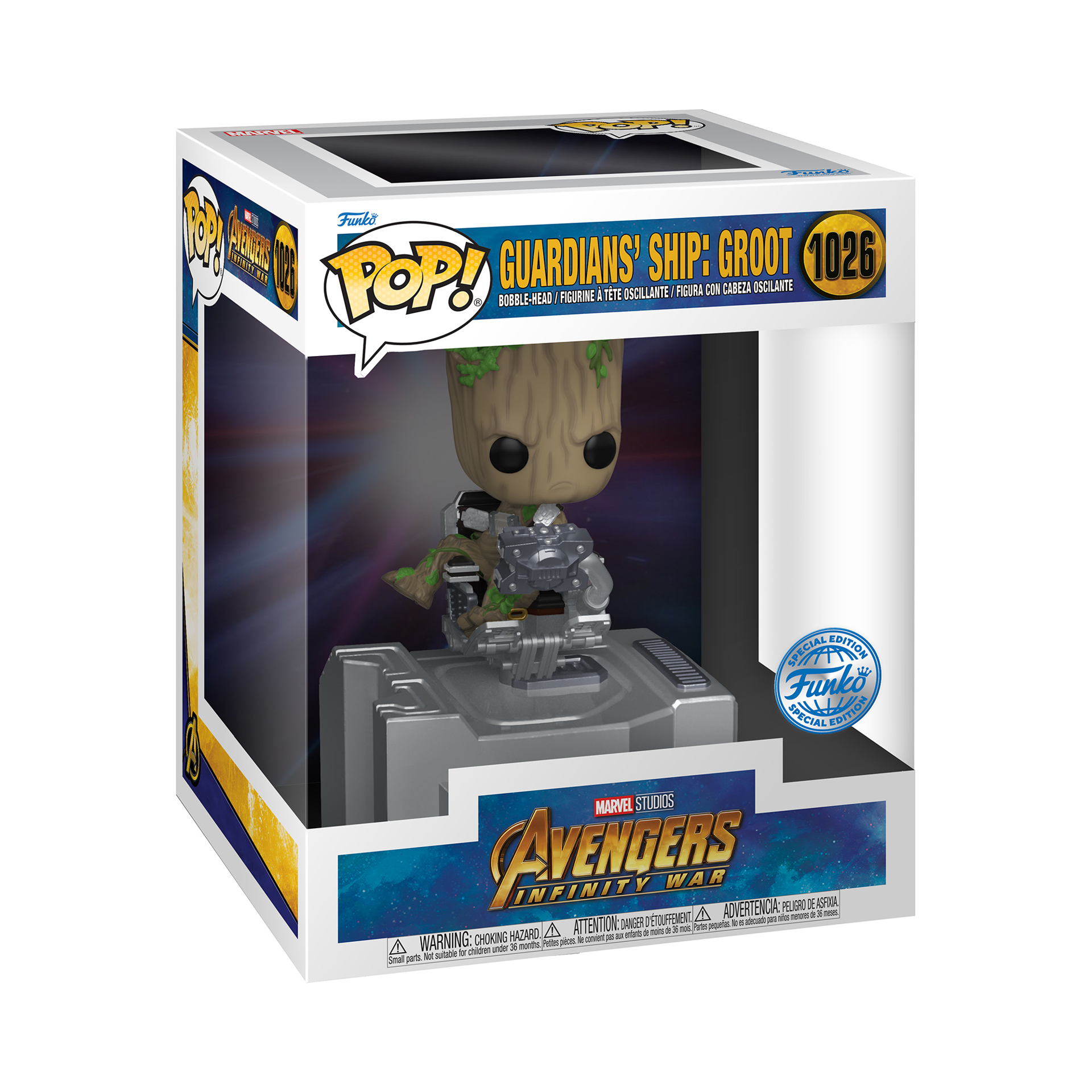 Funko Pop! Deluxe: Guardians of the Galaxy Ship - Groot - Smartoys Exclusive - flash vidéo