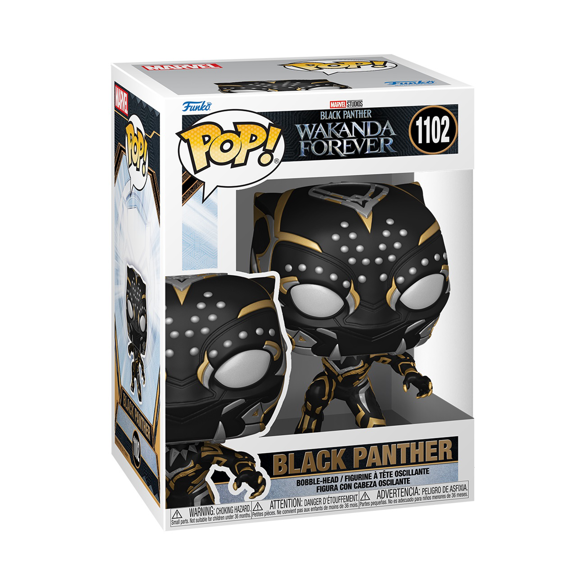 Funko Pop! Marvel: Black Panther: Wakanda Forever - Black Panther - flash vidéo