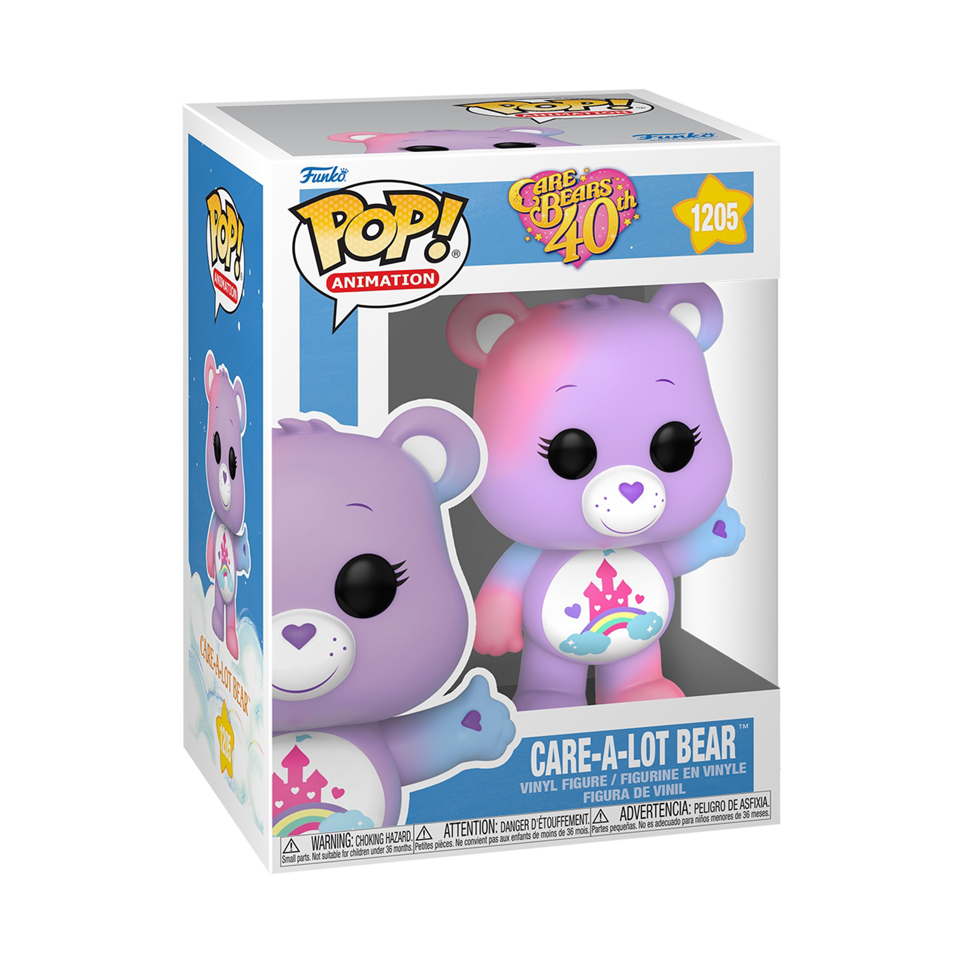 Funko Pop! Animation: Care Bears 40th Anniversary - Care-a-Lot Bear (with Translucent Glitter Chase) - flash vidéo