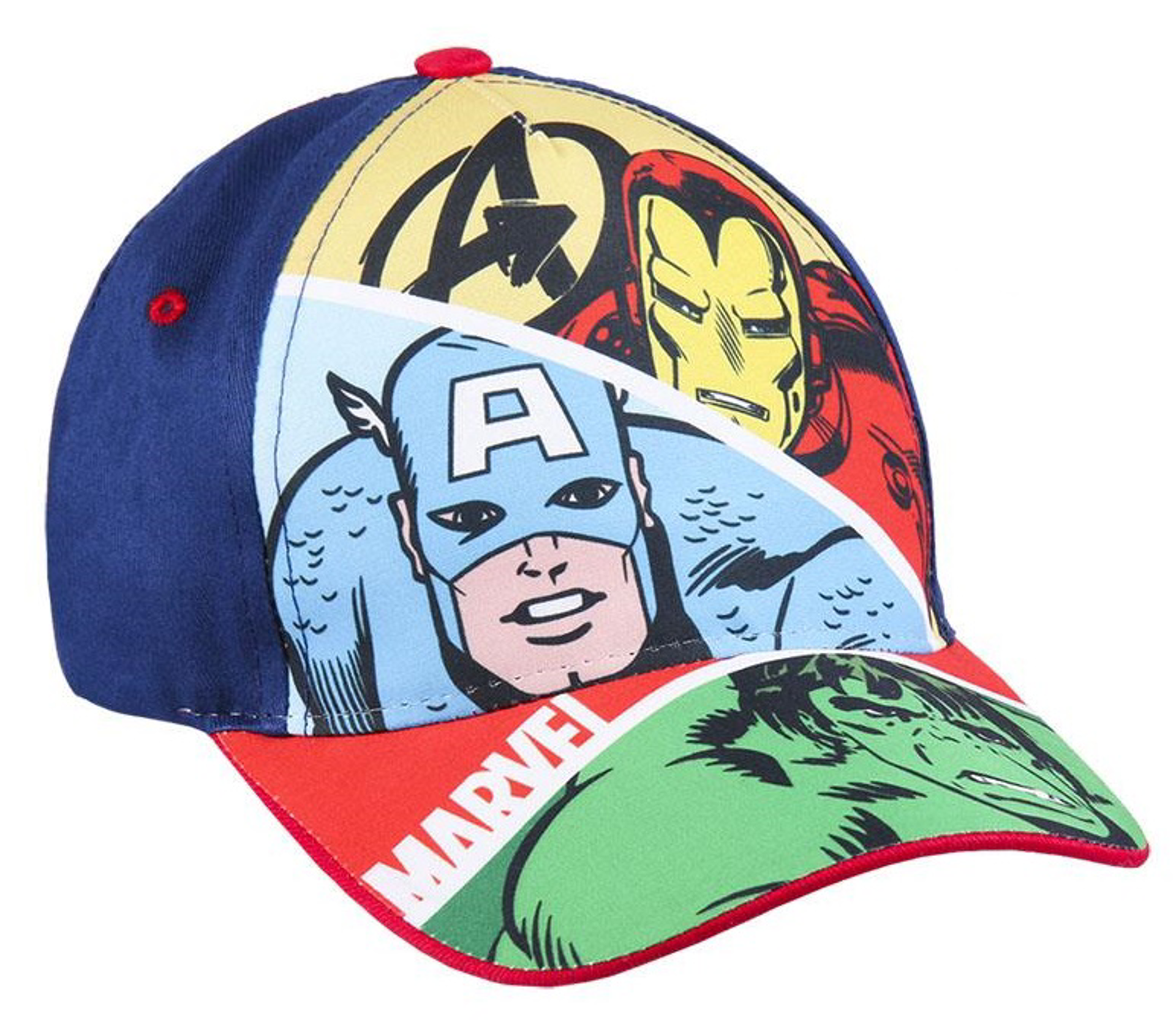 Marvel Avengers - Casquette de baseball Avengers classiques bleue pour enfants - flash vidéo