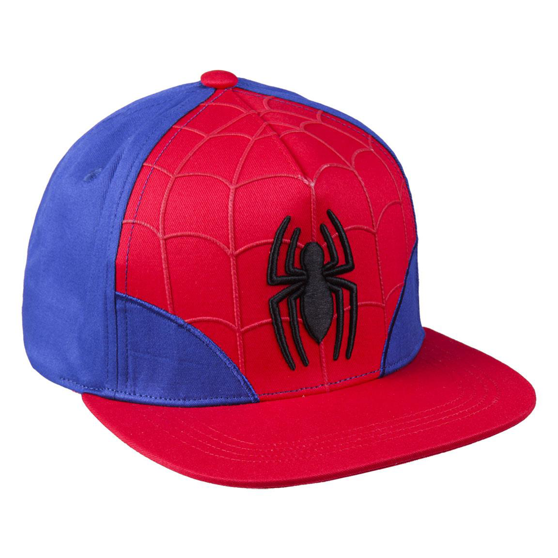 Marvel - Casquette Snapback Spider-Man rouge et bleu pour Enfants/Ado