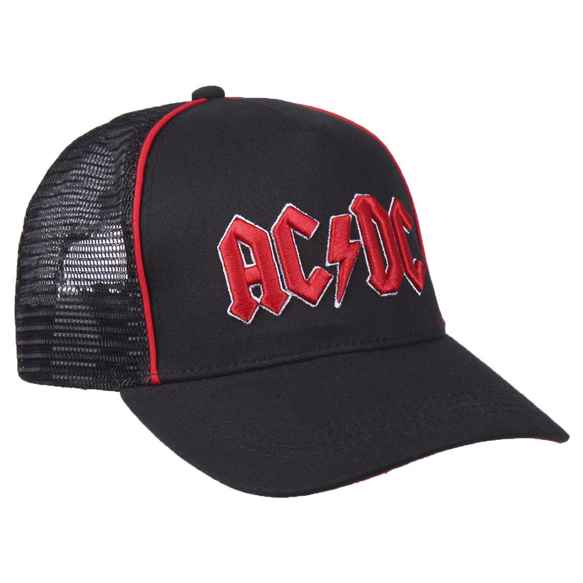 AC/DC - Casquette logo noire et rouge - flash vidéo
