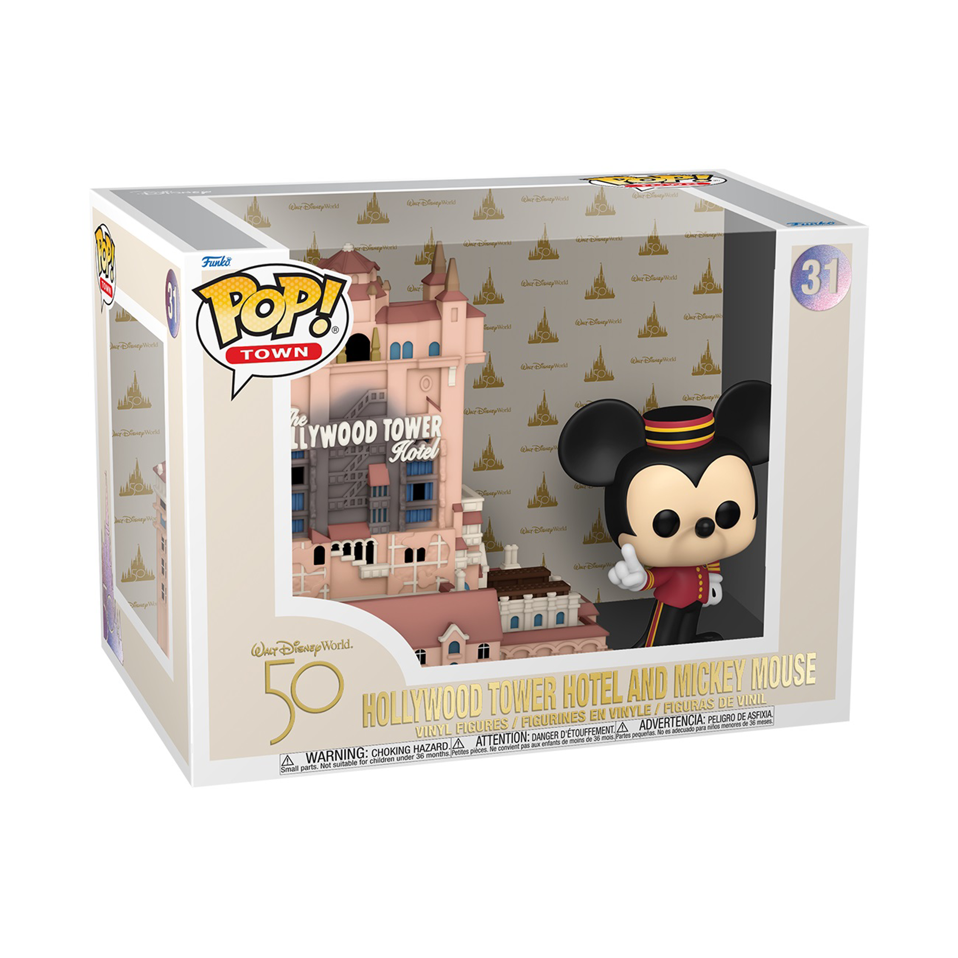 Funko Pop! Town: Walt Disney World 50th Anniversary - Tower of Terror with Mickey ENG Merchandising - flash vidéo