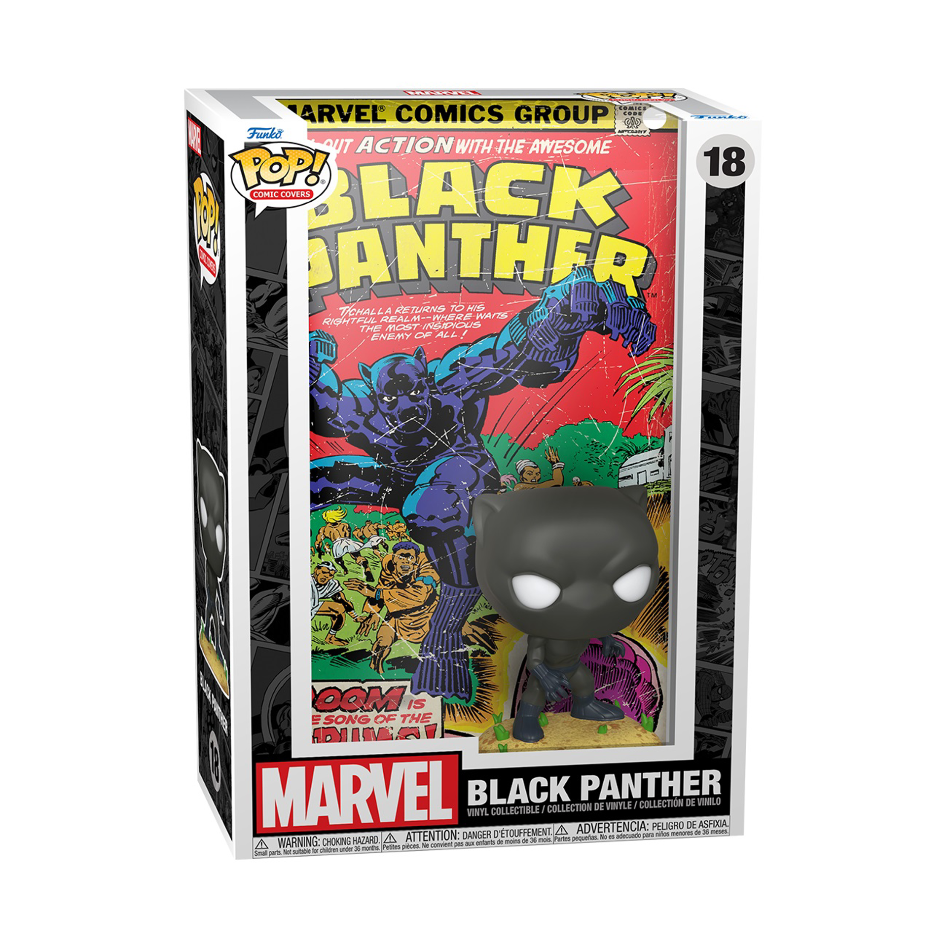Funko Pop! Comic Cover: Marvel - Black Panther ENG Merchandising