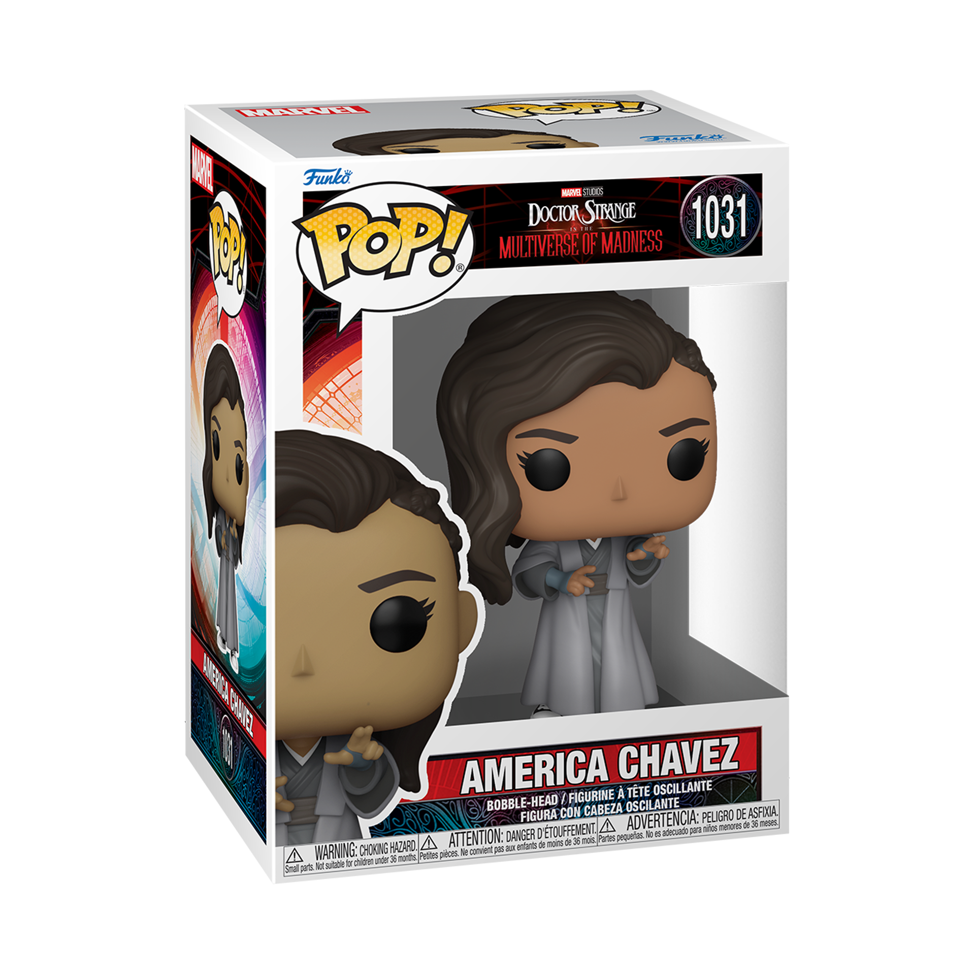 Funko Pop! Marvel: Doctor Strange in the Multiverse of Madness - America Chavez (in Robe) - flash vidéo