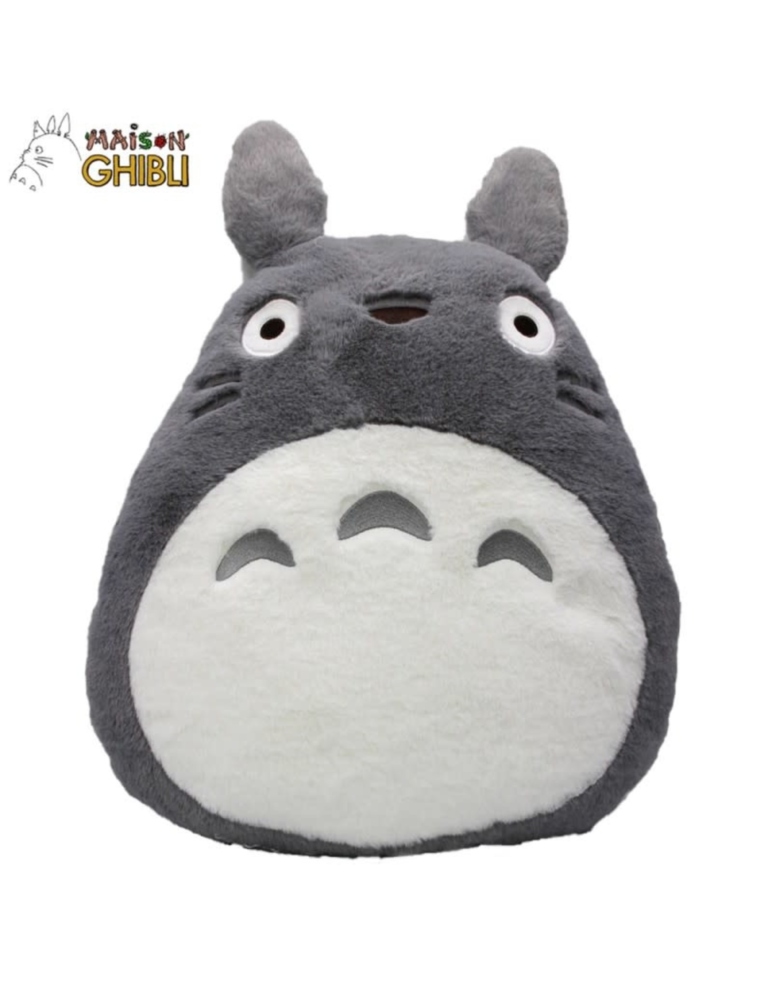 Ghibli - Mon Voisin Totoro - Coussin Nakayoshi Totoro Gris 45cm - flash vidéo