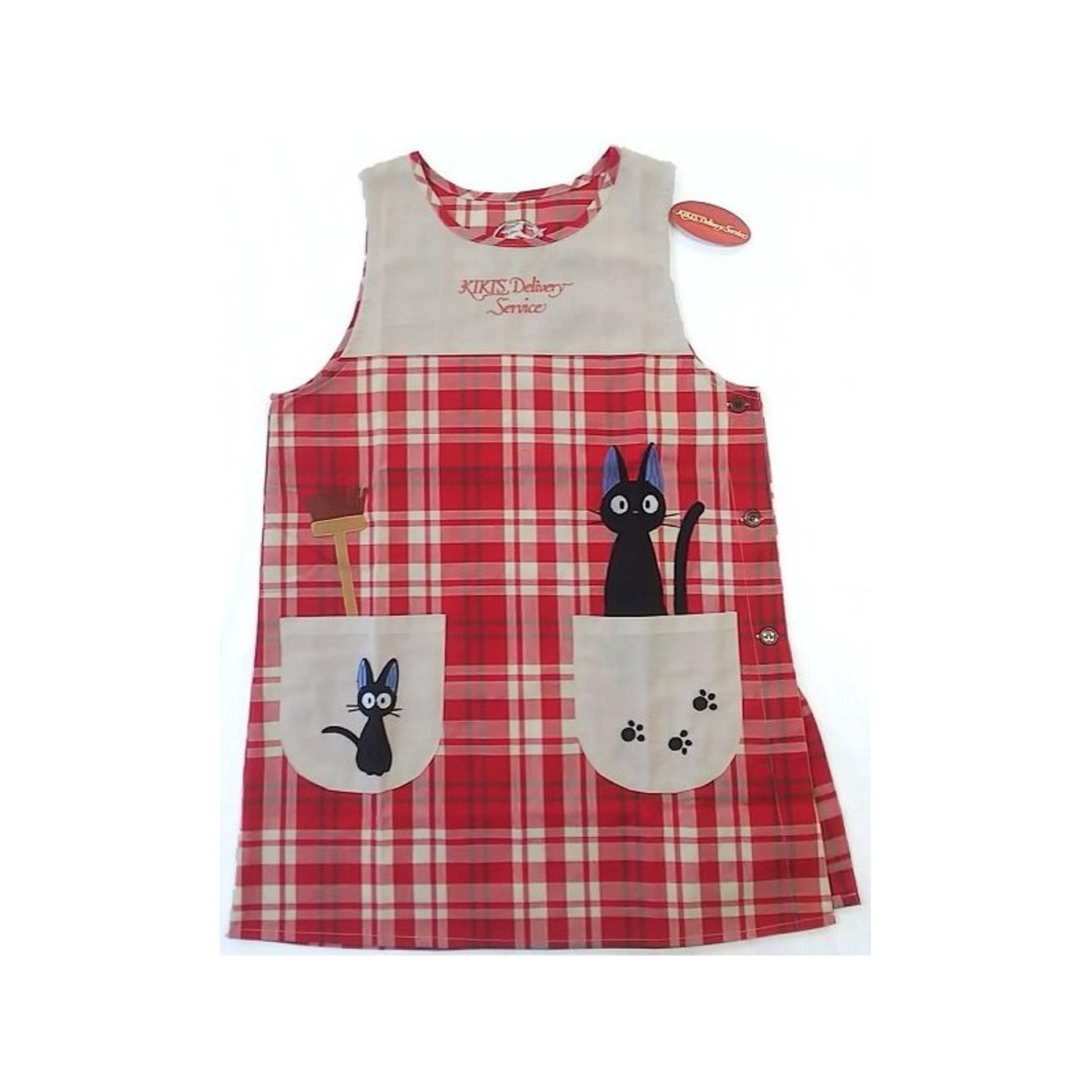 Ghibli - Kiki la petite sorcière - Tablier à Carreaux Jiji - flash vidéo
