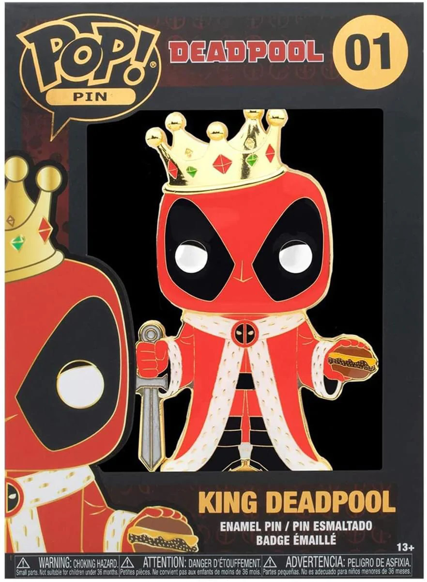 Funko Pop! Pin: Deadpool - King Deadpool - flash vidéo