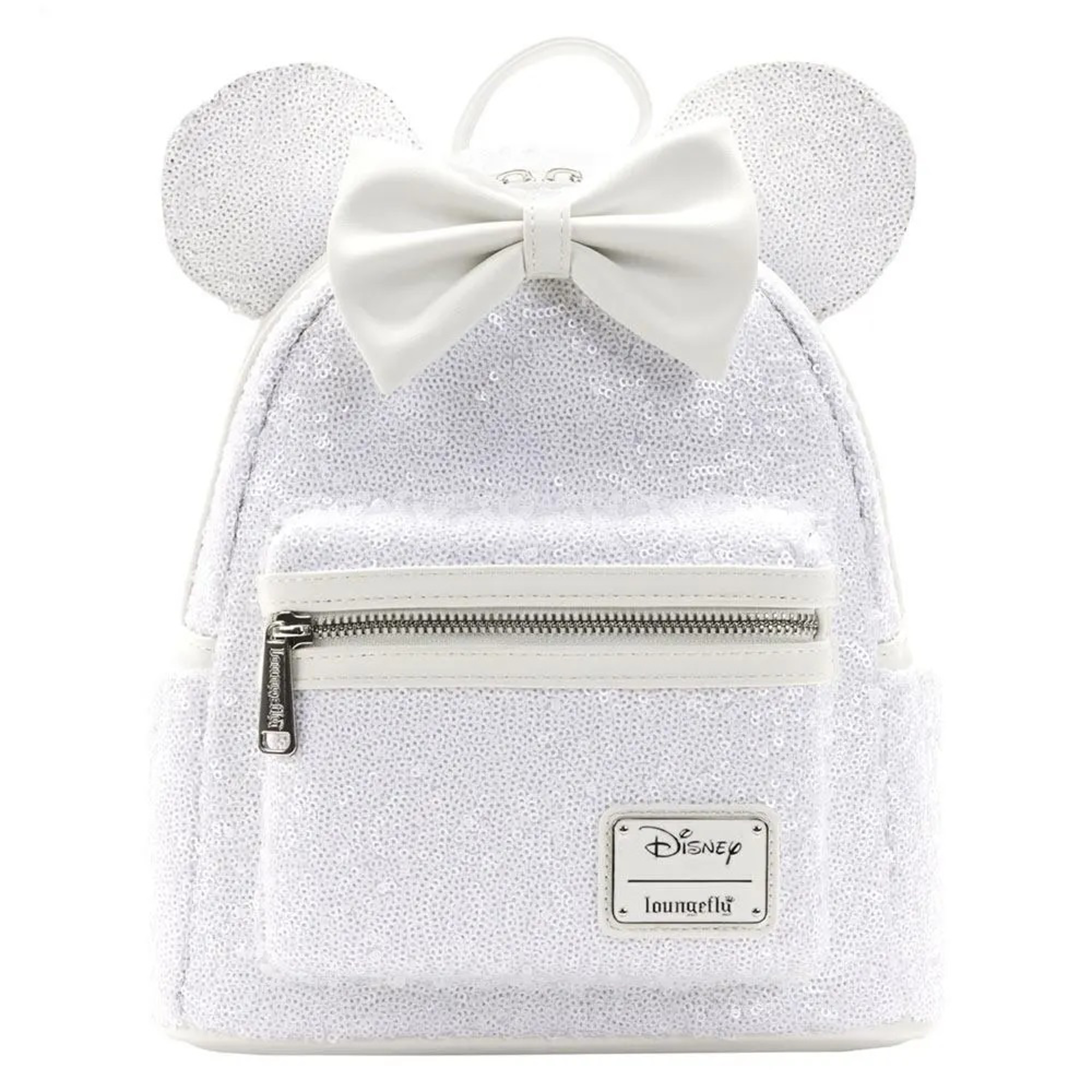 Loungefly: Disney Minnie - Sequin Wedding Mini Backpack - flash vidéo