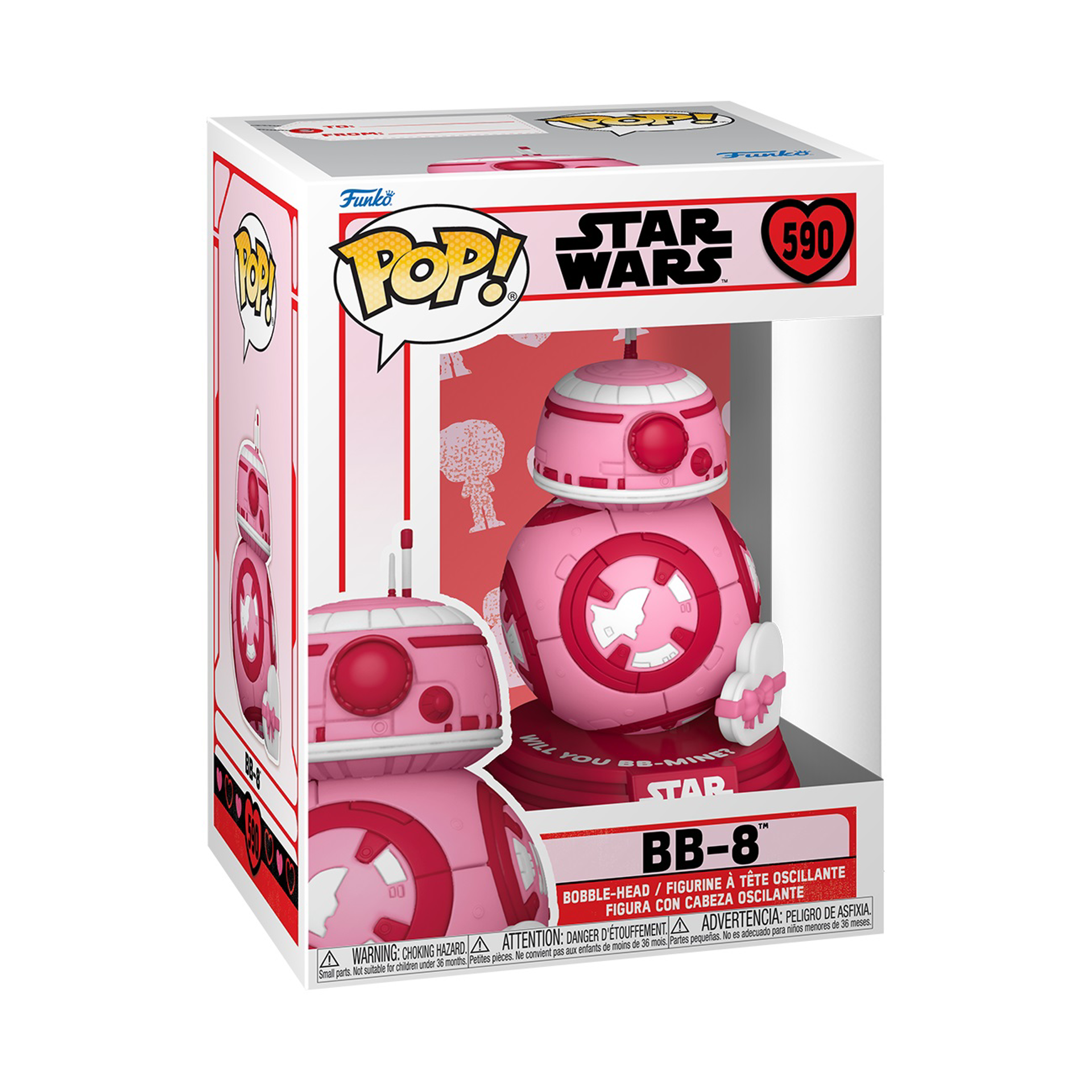 Funko Pop! Star Wars: Valentines S3 - BB-8 - flash vidéo