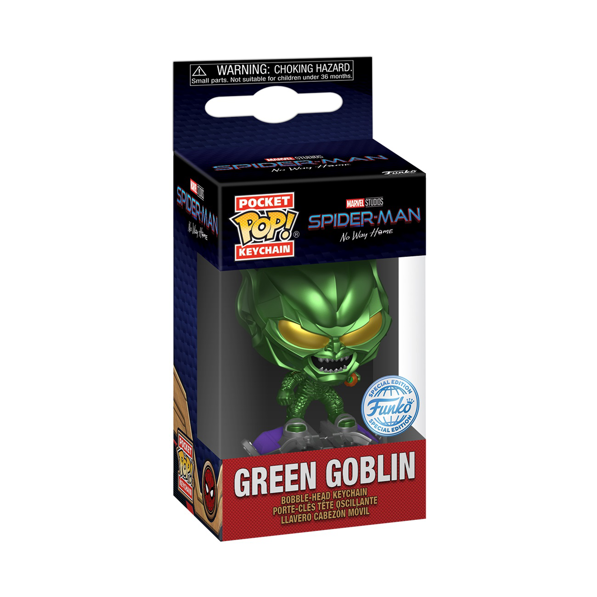 Funko Pocket Pop! Keychain: Spider-Man: No Way Home S3 - Green Goblin with BMB - flash vidéo