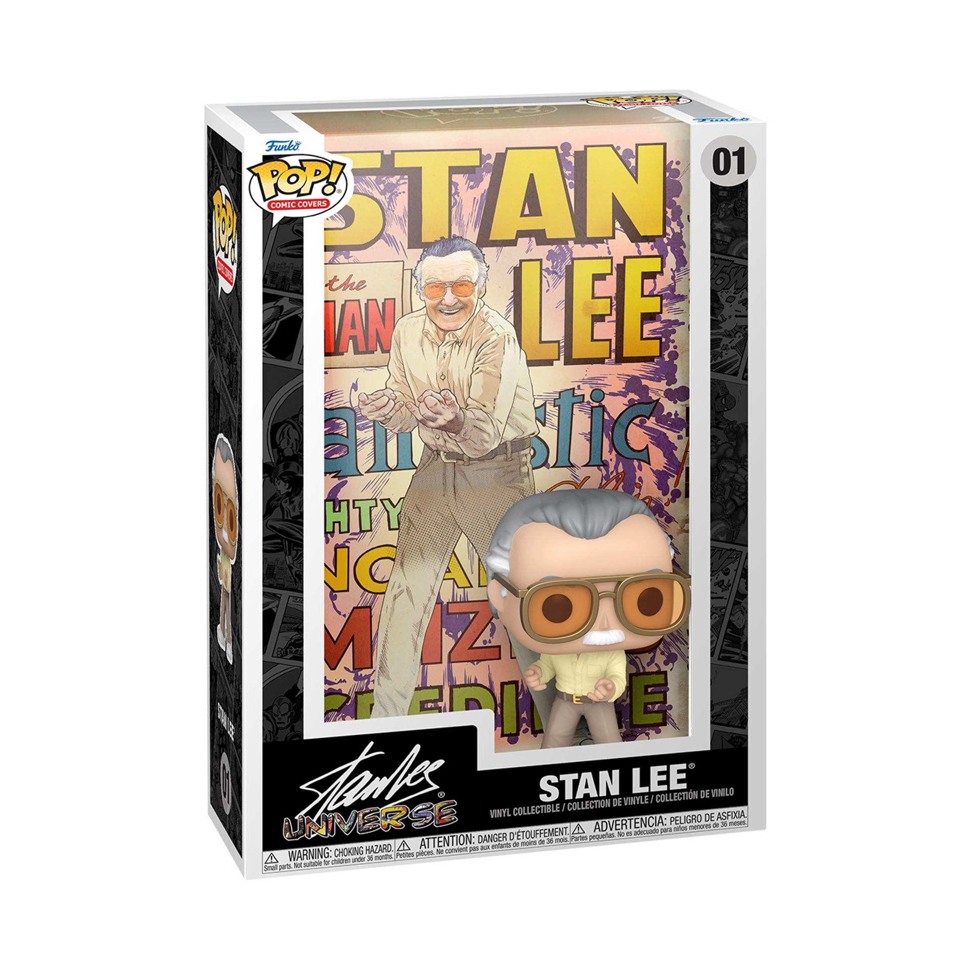 Funko Pop! Comic Cover: Marvel - Stan Lee - flash vidéo