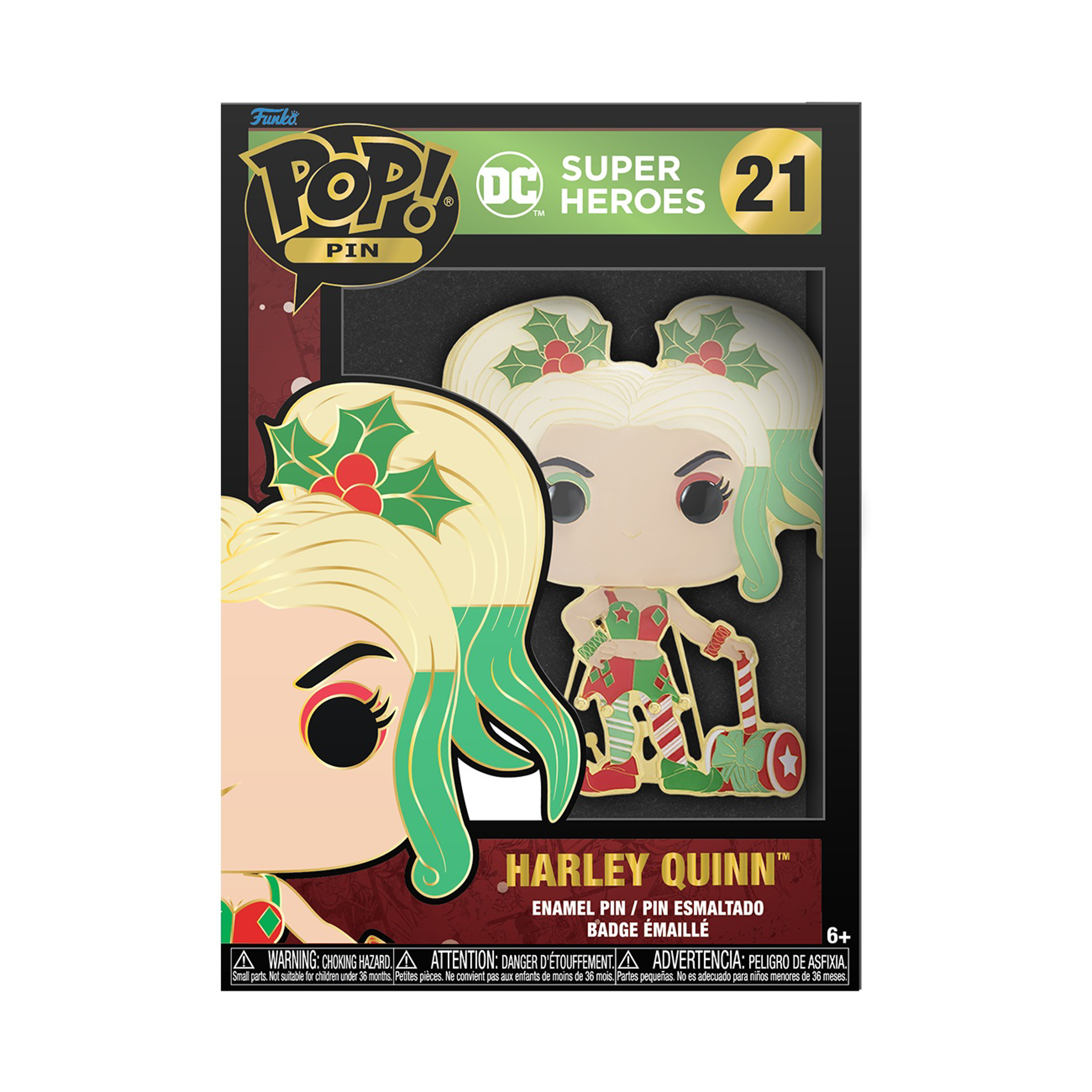 Funko Pop! Pin: DC Comics Holiday - Harley Quinn - flash vidéo