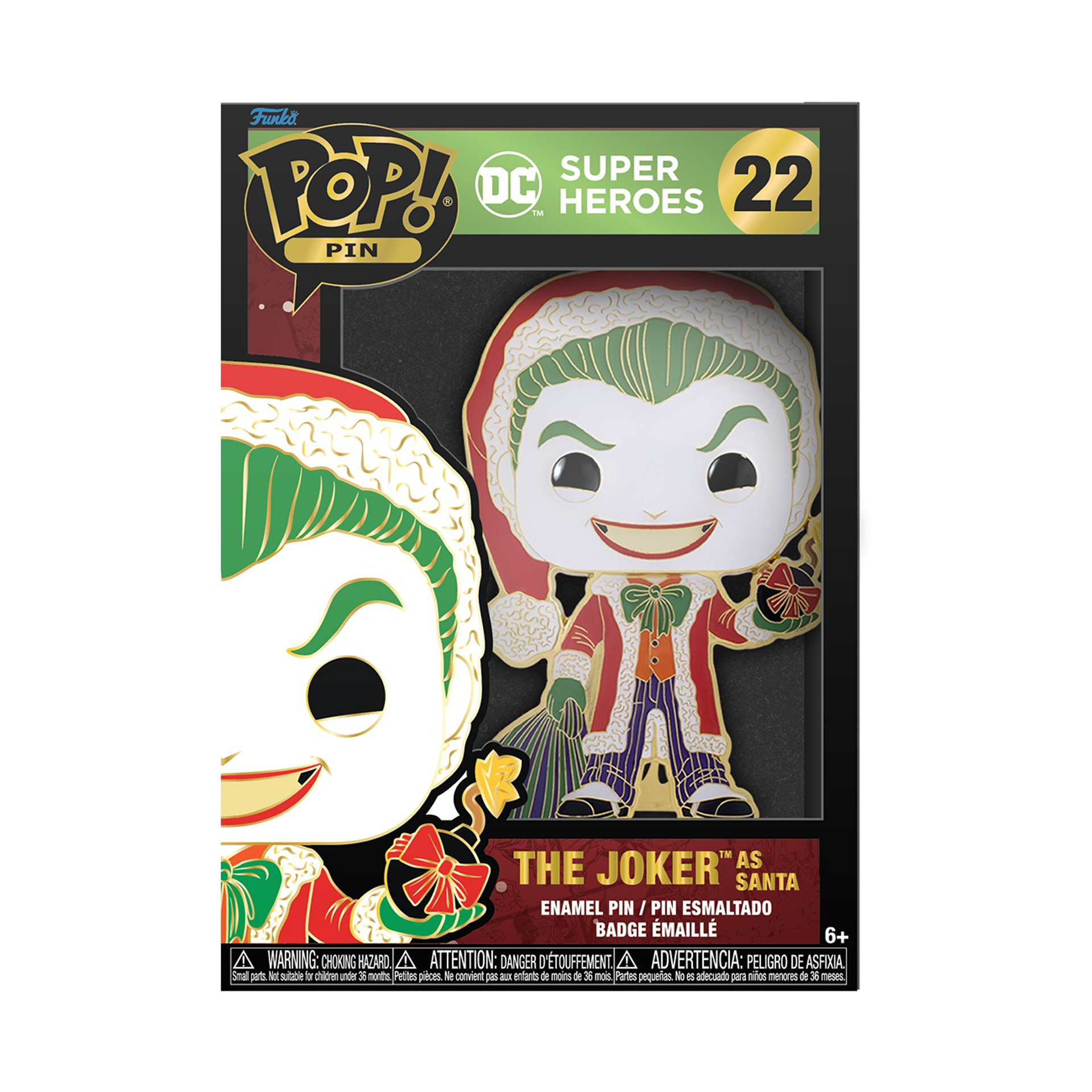 Funko Pop! Pin: DC Comics Holiday - Joker Group - flash vidéo