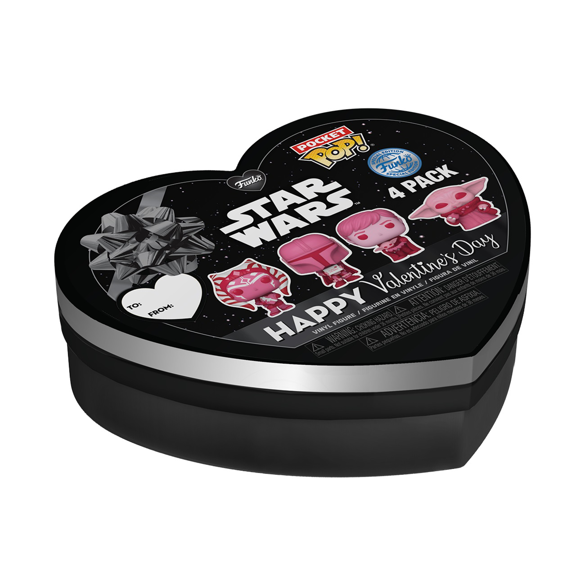 Funko Pocket Pop! 4-Pack: Star Wars: The Mandalorian Valentines