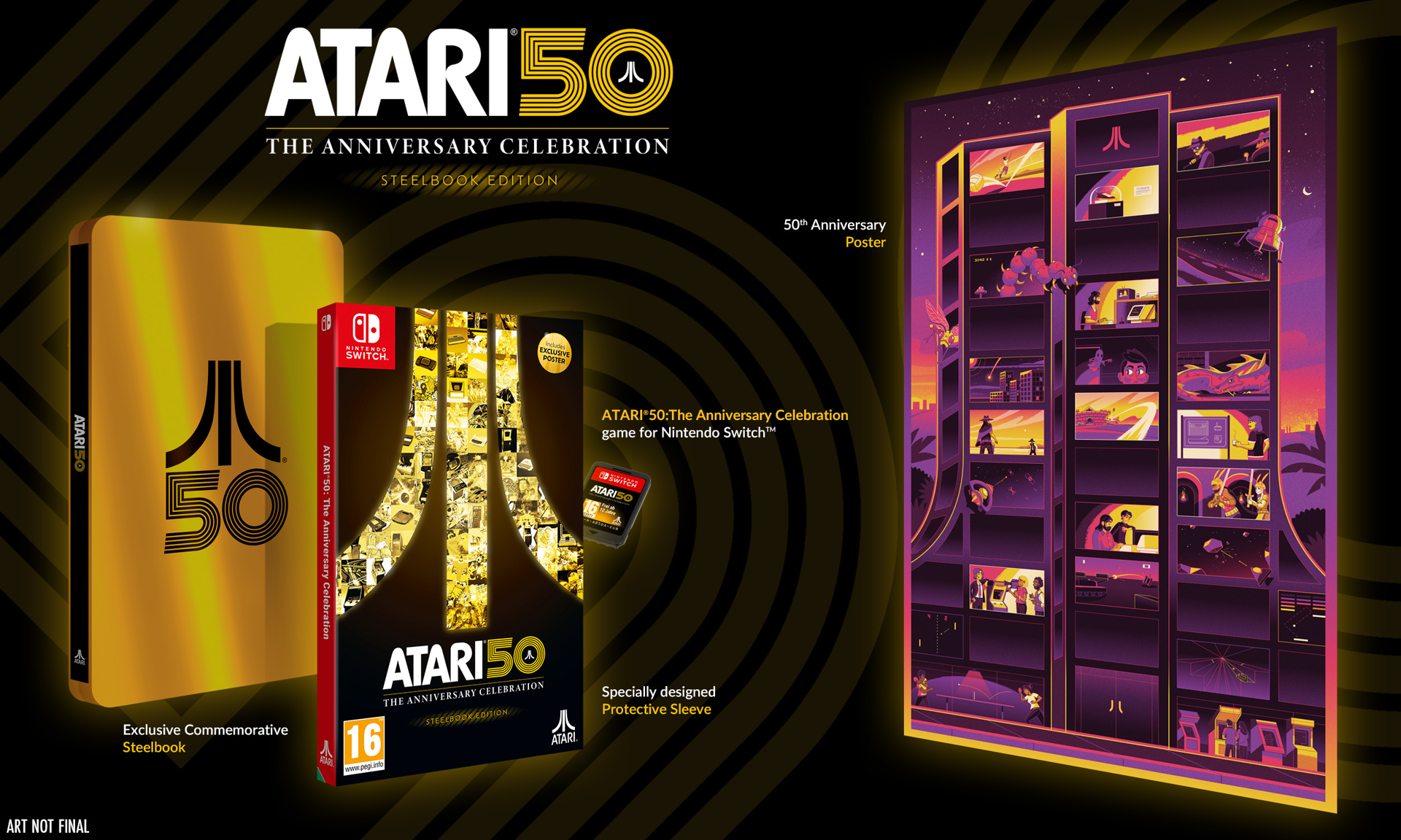 Atari 50 : The Anniversary Celebration - Steelbook Edition - flash vidéo