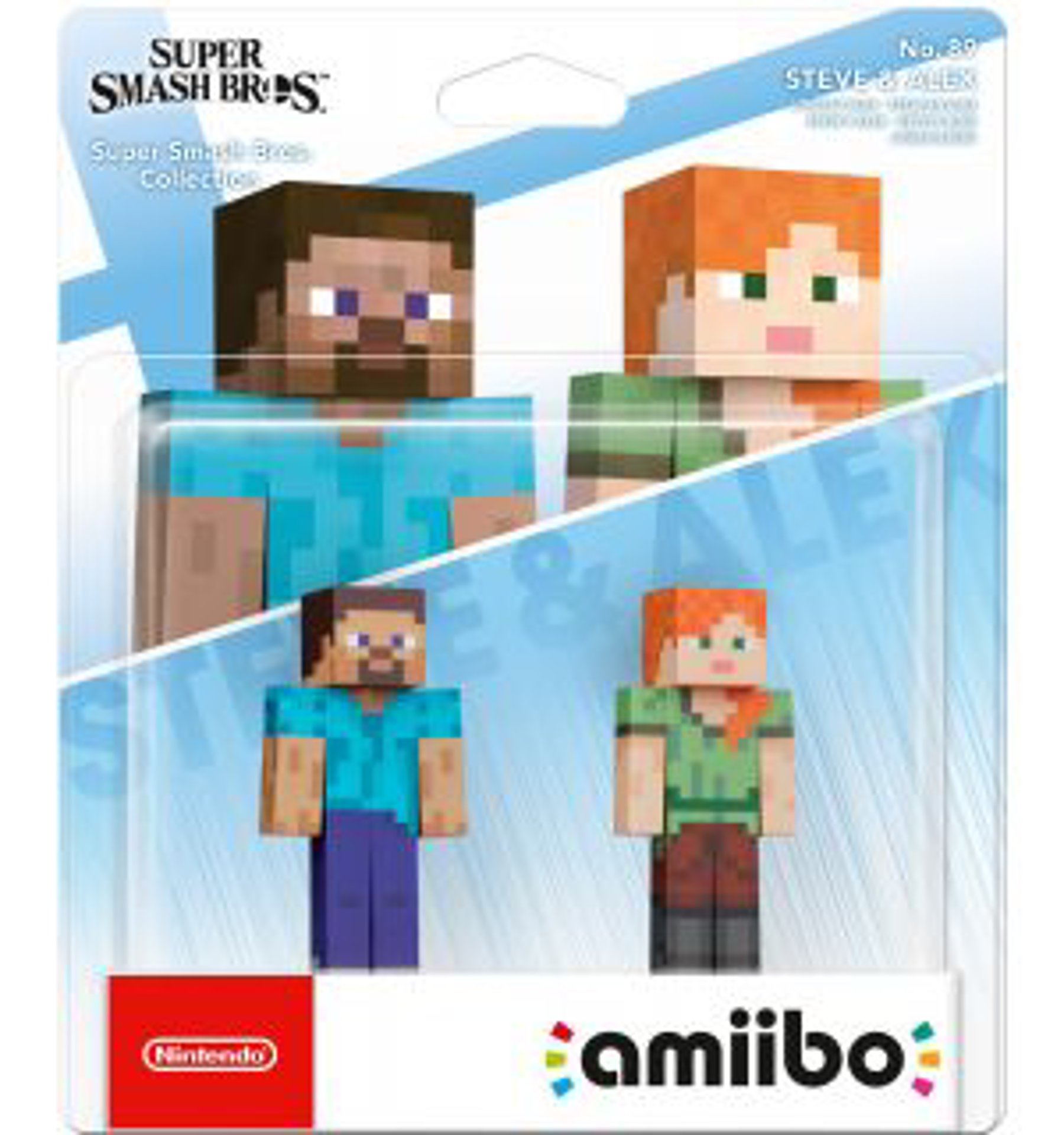 Amiibo Steve et Alex 2 en 1 - flash vidéo