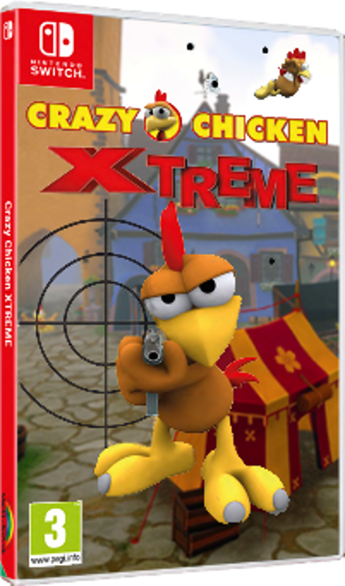 Crazy Chicken Xtreme (code in a box) - Nintendo Switch - flash vidéo
