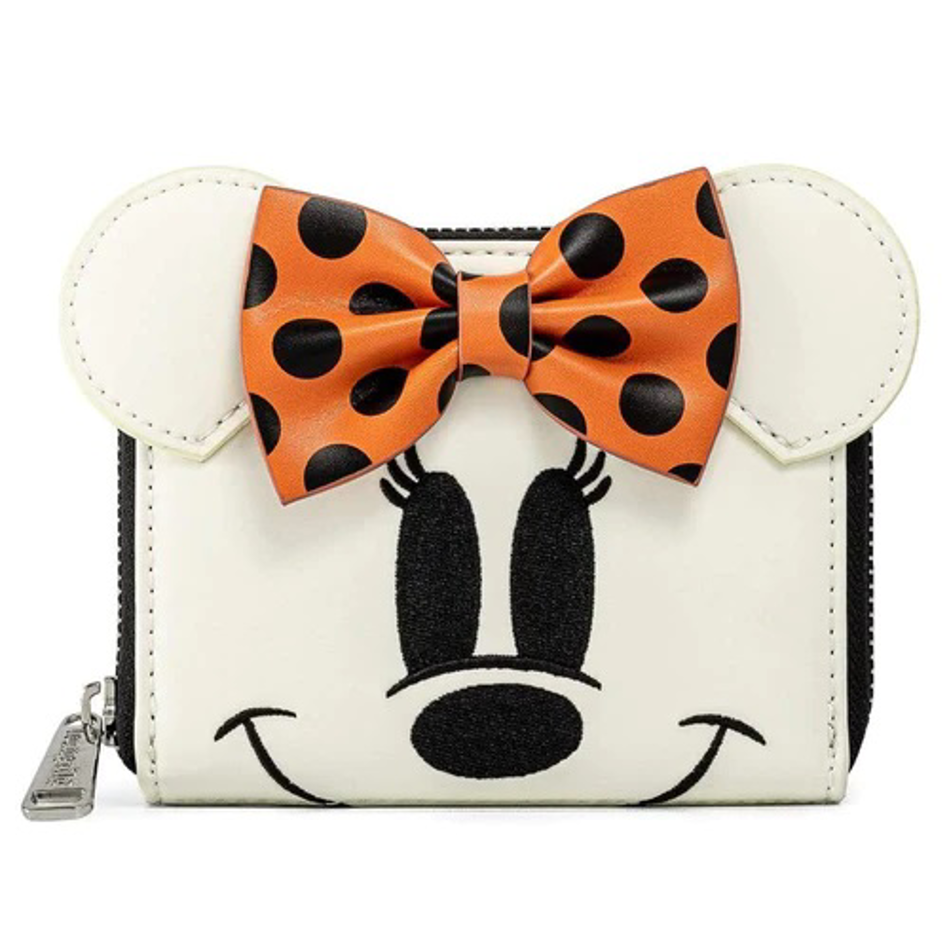 Loungefly: Disney - Ghost Minnie Mouse Glow in the Dark Cosplay Zip Around Wallet