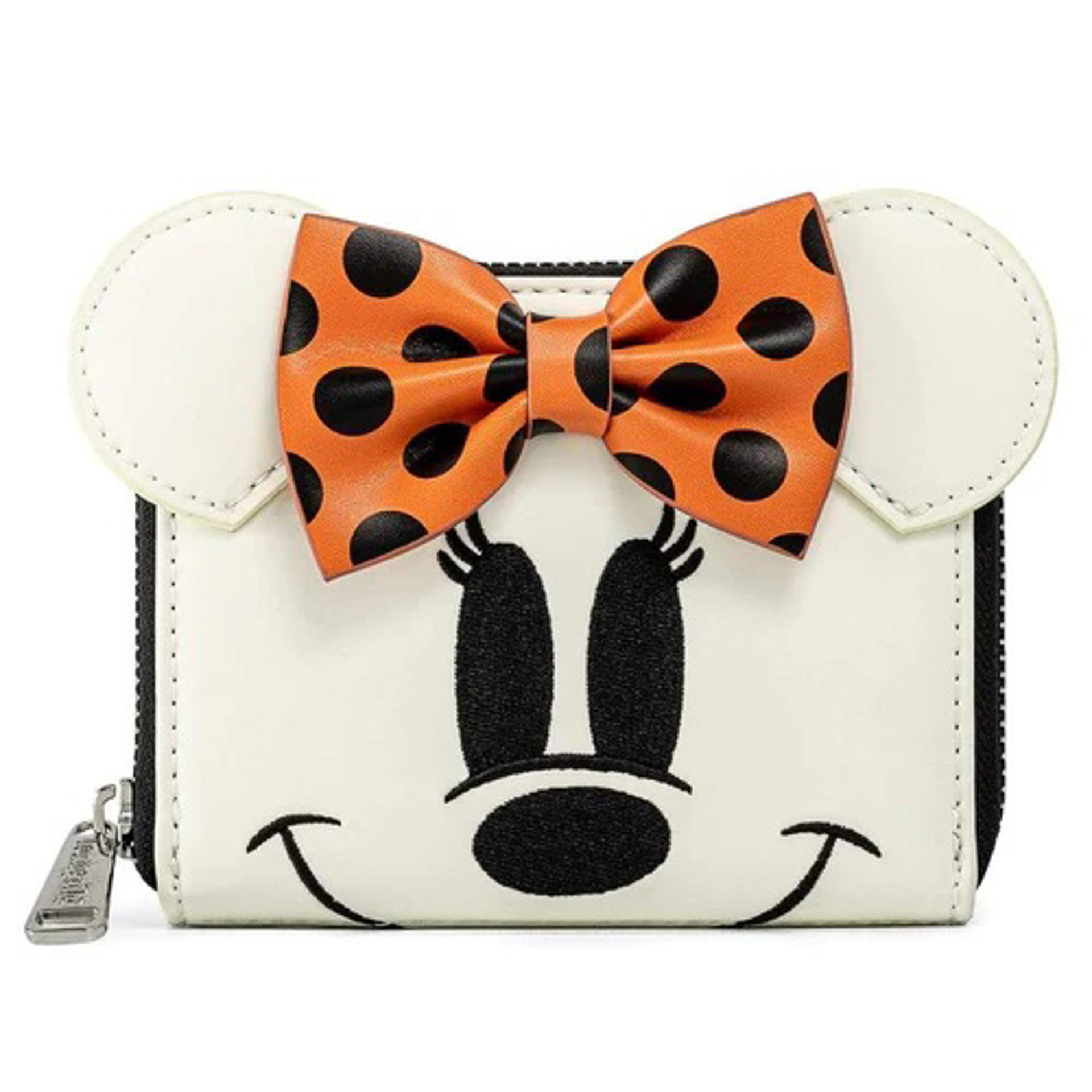 Loungefly: Disney - Ghost Minnie Mouse Glow in the Dark Cosplay Zip Around Wallet - flash vidéo