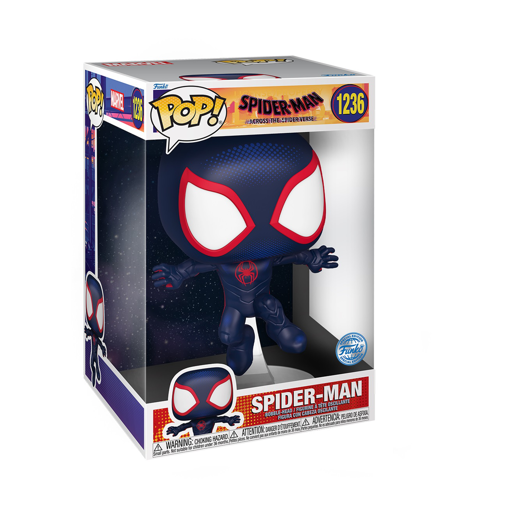 Funko Pop! Jumbo: Spider-Man: Across the Spider-Verse - Spider-Man 10" Super Sized Pop! - flash vidéo