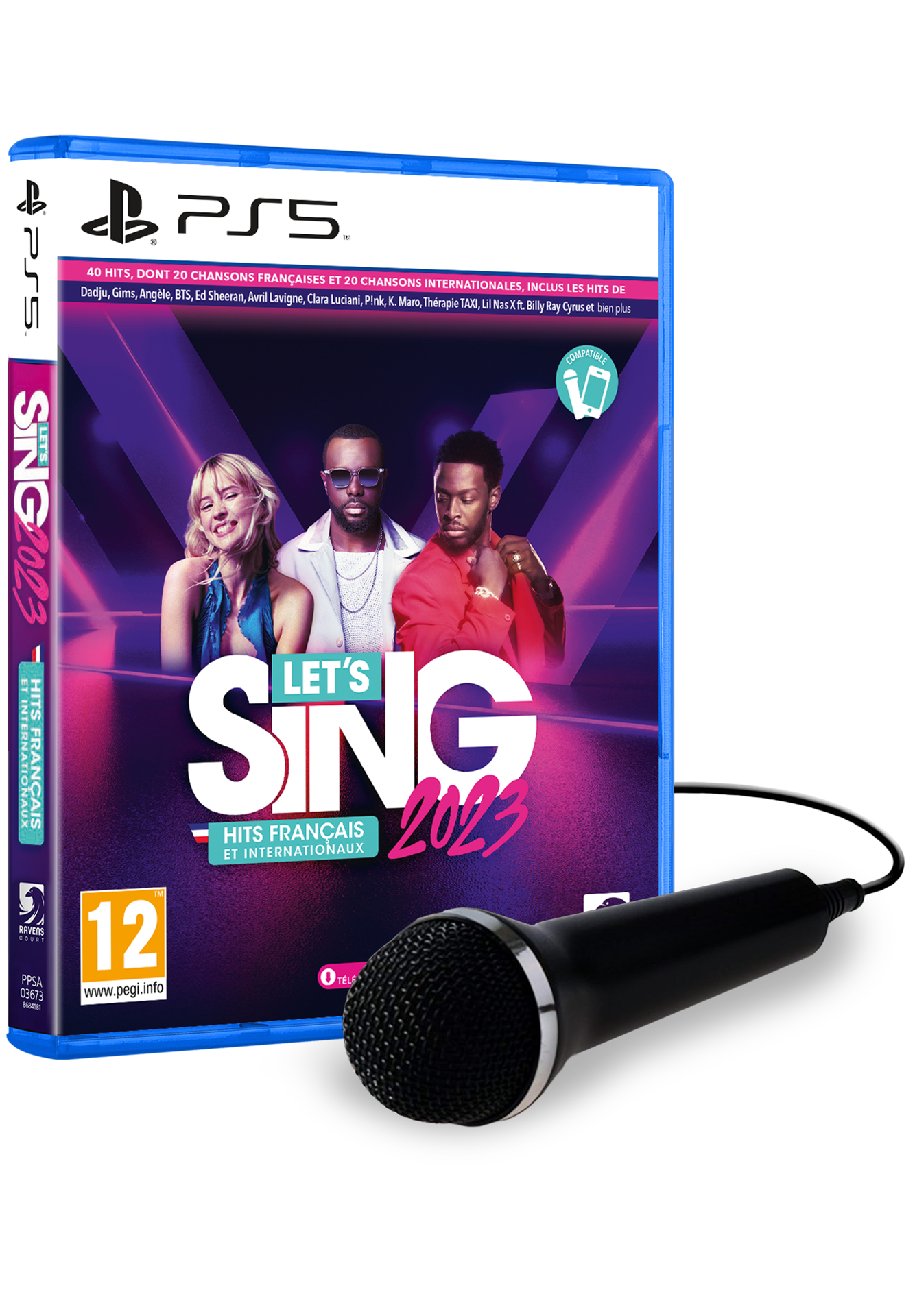 Let's Sing 2023 - Hit français et internationaux + 1 Microphone