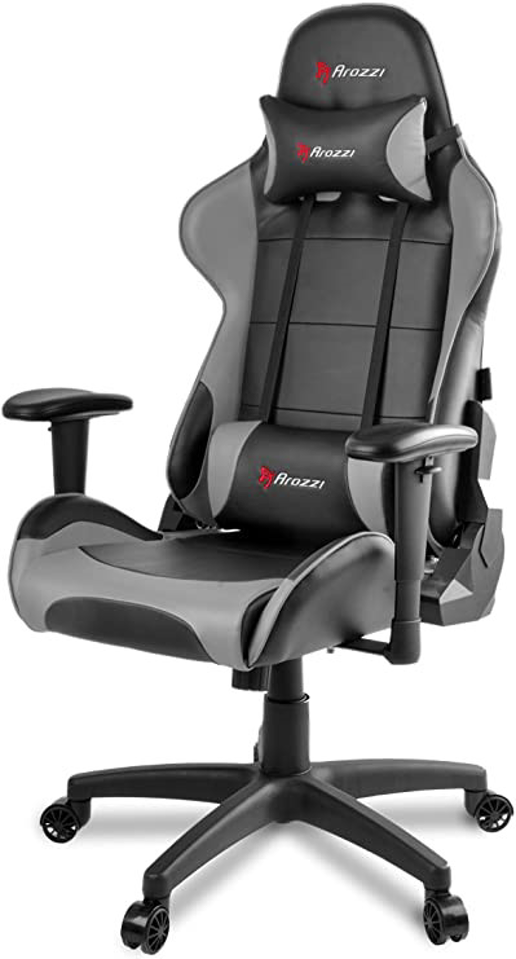 Arozzi Verona V2 - Chaise Gaming - Gris - flash vidéo