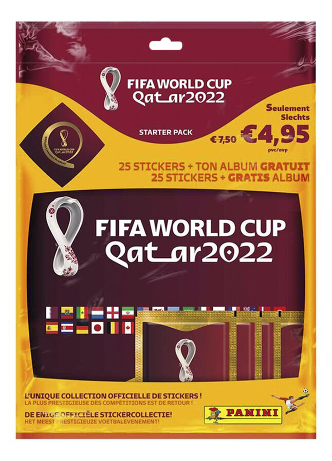 Panini - Pack de démarrage FIFA World Cup Qatar 2022 (1 Album + 5 Pochettes) - flash vidéo