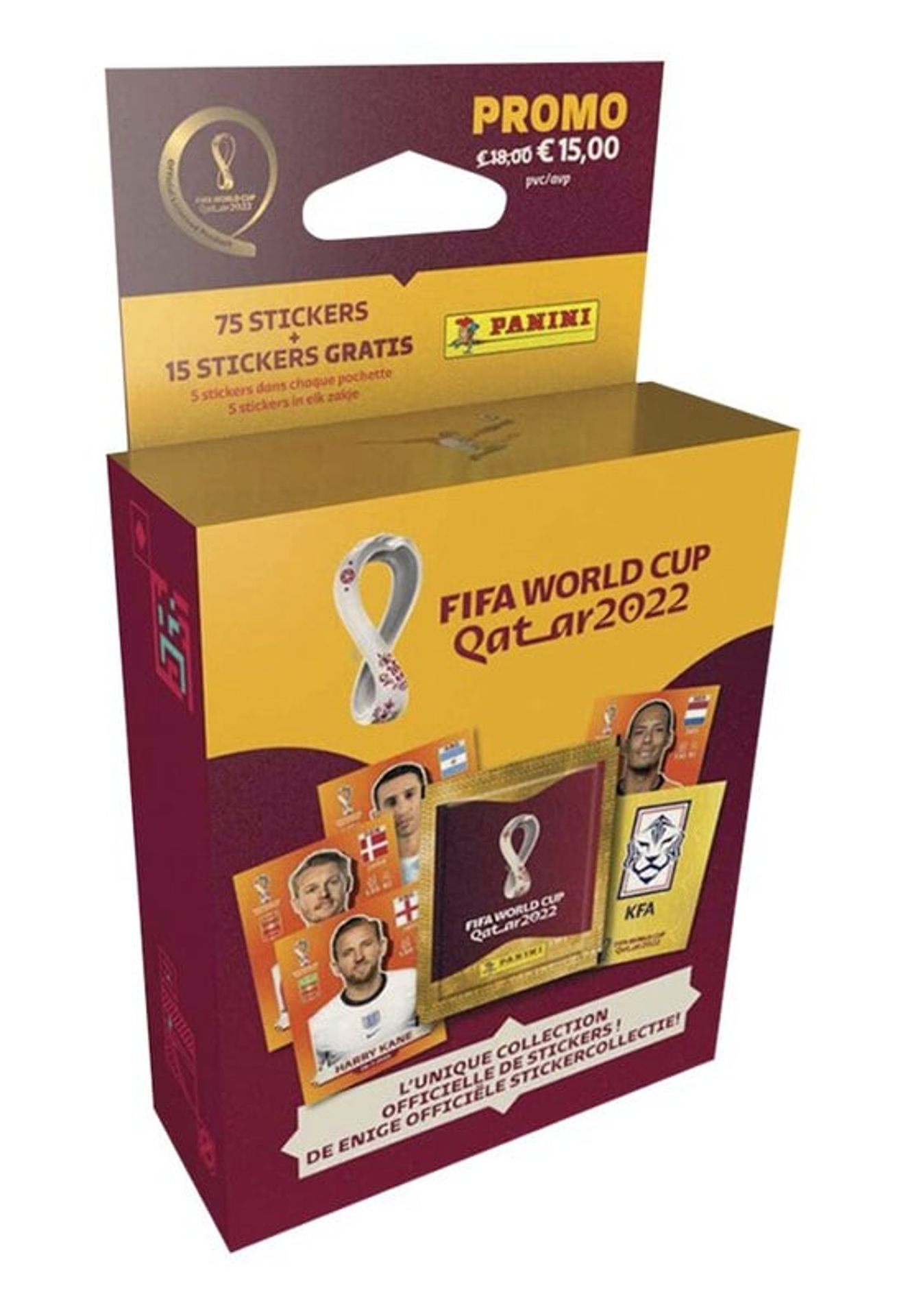 Panini - Blister 18 Pochettes FIFA World Cup Qatar 2022 - flash vidéo