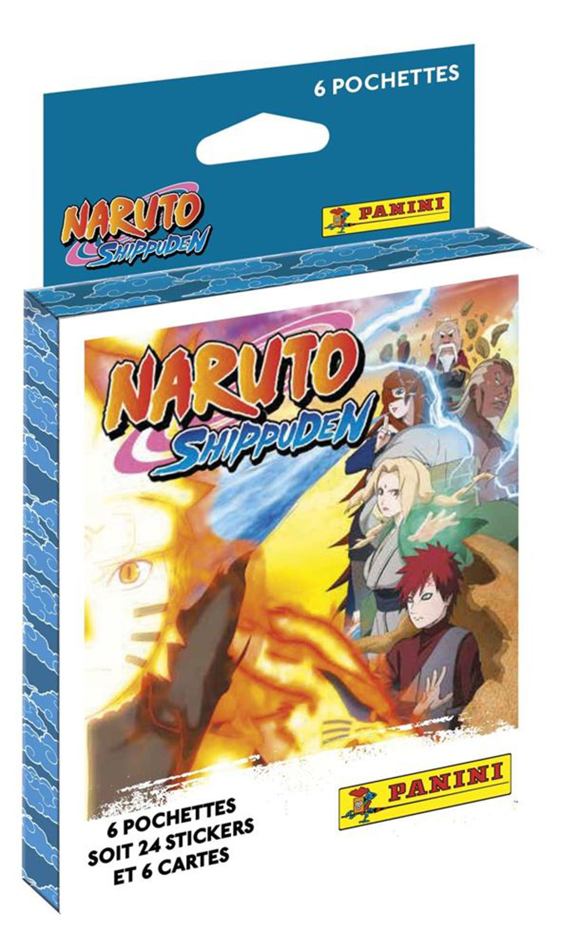 Panini - Blister 6 Pochettes Naruto Shippuden - flash vidéo