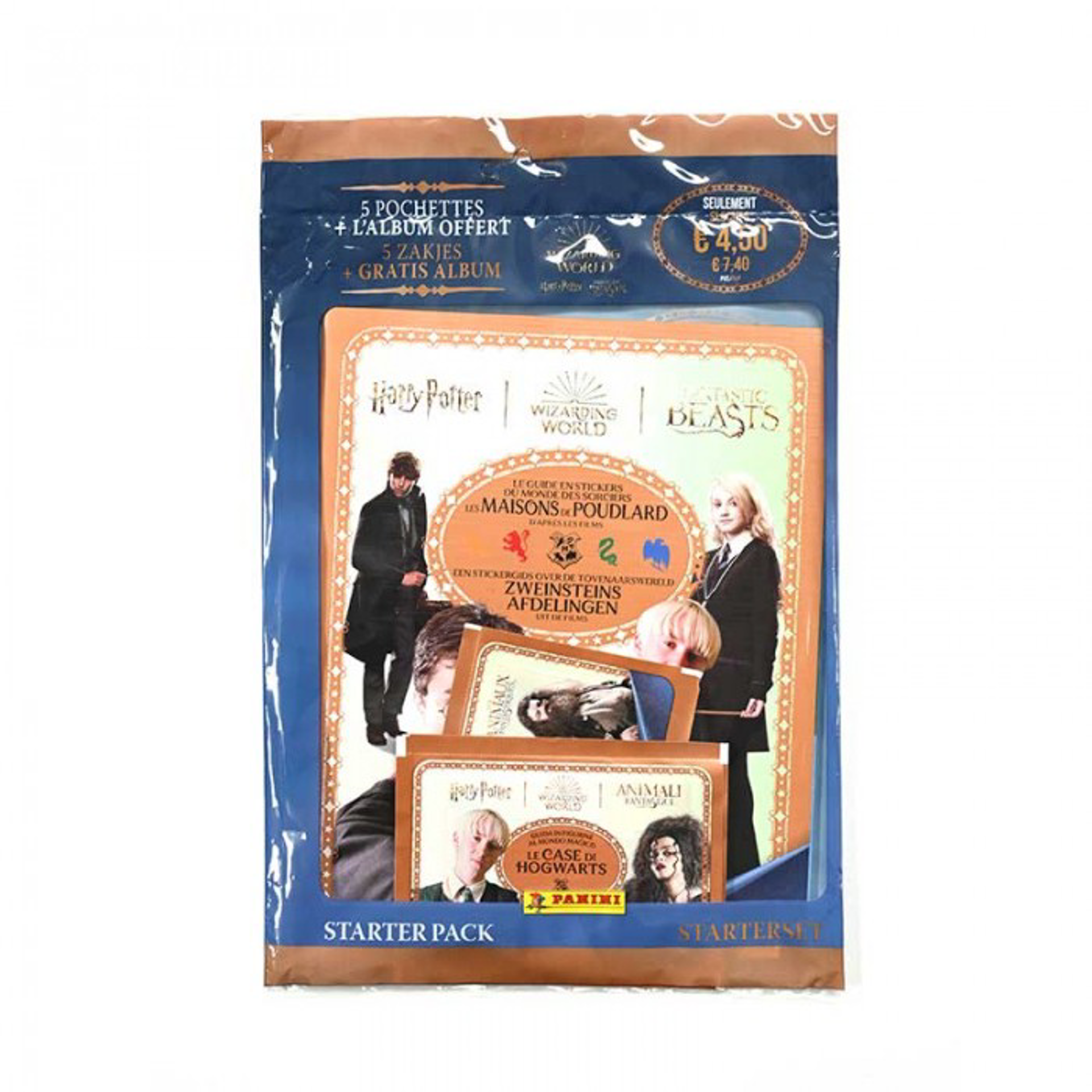 Panini - Pack de démarrage Harry Potter le Guide (1 Album + 5 pochettes) - flash vidéo