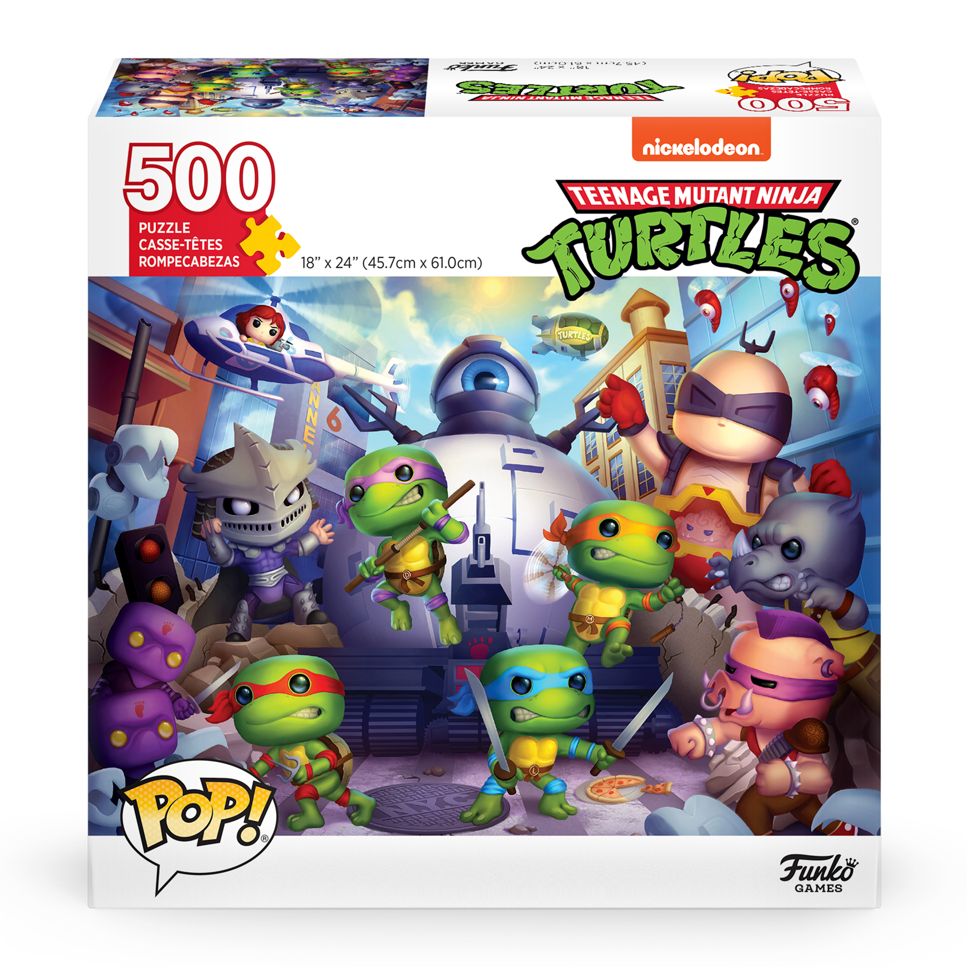 Funko Pop! Puzzles - Teenage Mutant Ninja Turtles - flash vidéo